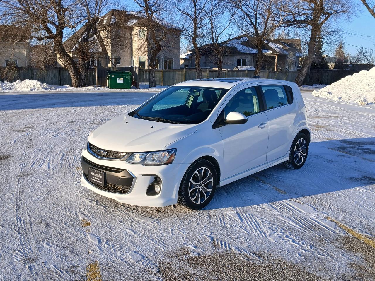 <p>Looking for a compact car with style, power, and practicality? This hot hatch brings the best of both worlds: fun-to-drive performance and daily driving comfort. This car is powered by a 1.4l turbocharged engine under the hood, and sports an RS styling and trim package. Low mileage with only 75000 kilometres on the dash. Carplay/Android Auto, on board Wi-Fi hotspot, backup camera, weather tech floor mats, AC and heat and plenty of space in this hatchback vehicle. Freshly Safety certified and recently serviced, priced at only $14,950 plus taxes. </p><p>Contact Westside Sales Ltd., today to set up an appointment to view and test drive this Chevrolet Sonic!</p><p> 1461 Waverley Street. (204)-488-3793. </p><p>All vehicles are safety certified and serviced.</p><p>Licensed technicians on staff. Buy with confidence, We are one of the most established used car dealerships in Winnipeg. Come check us out... theres a reason we have been around at the same location since 1985! See our other great deals at WWW.Westsidesales.CA Apply for financing on our website.  Check us out on facebook and instagram @westsidesale  DP#9491</p><p> </p>
