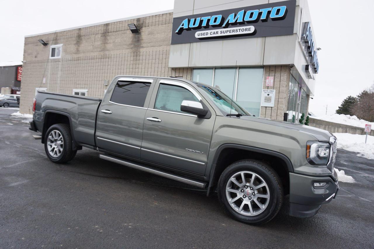 Used 2017 GMC Sierra 1500 5.3L V8 DENALI CREW 4WD CERTIFIED CAMERA NAV BLUETOOTH LEATHER HEATED SEATS SUNROOF CRUISE ALLOYS for sale in Burlington, ON