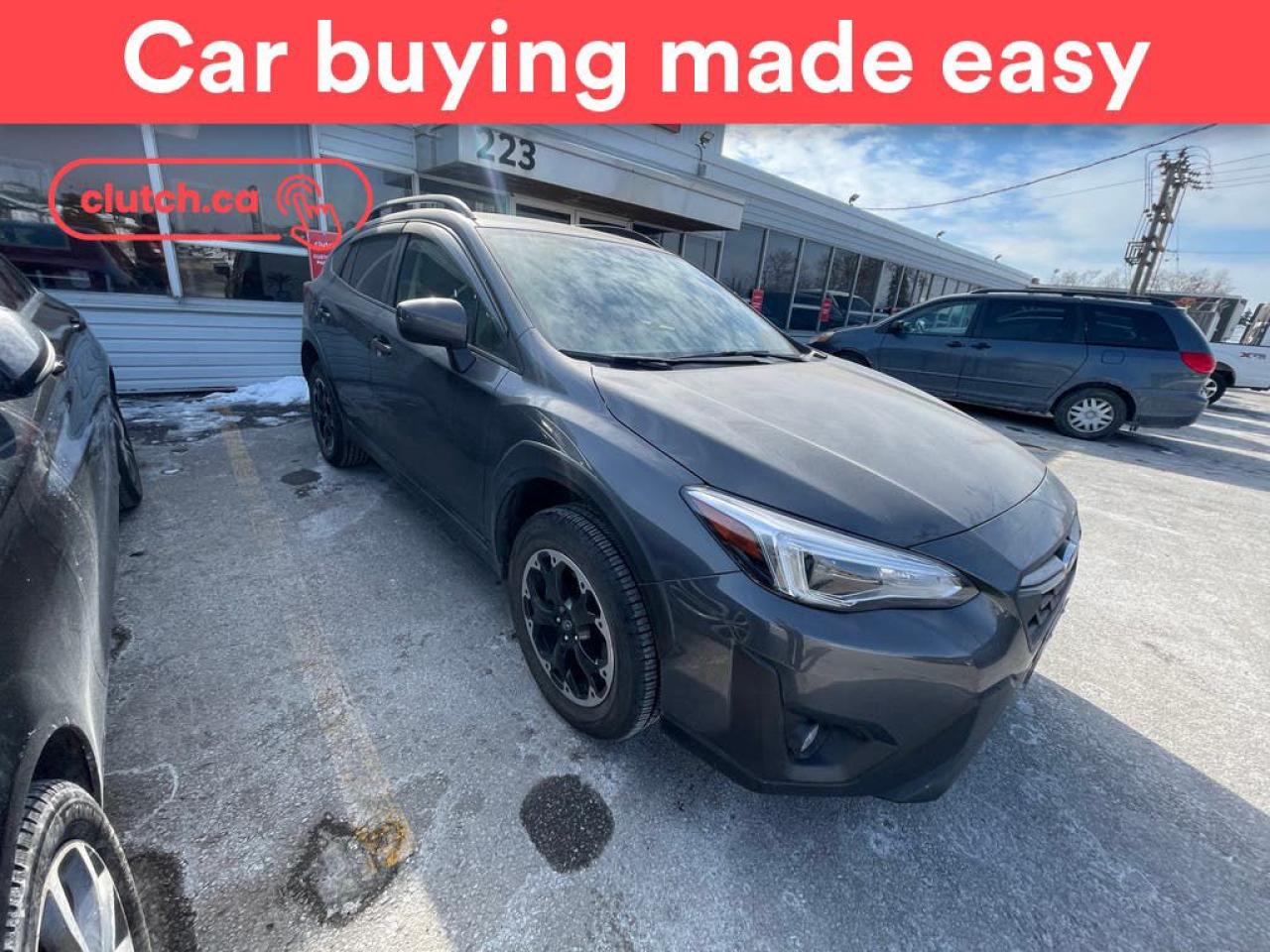 Used 2022 Subaru XV Crosstrek Sport AWD w/ Eyesight w/ Apple CarPlay & Android Auto, Power Moonroof, Rearview Cam for sale in Toronto, ON