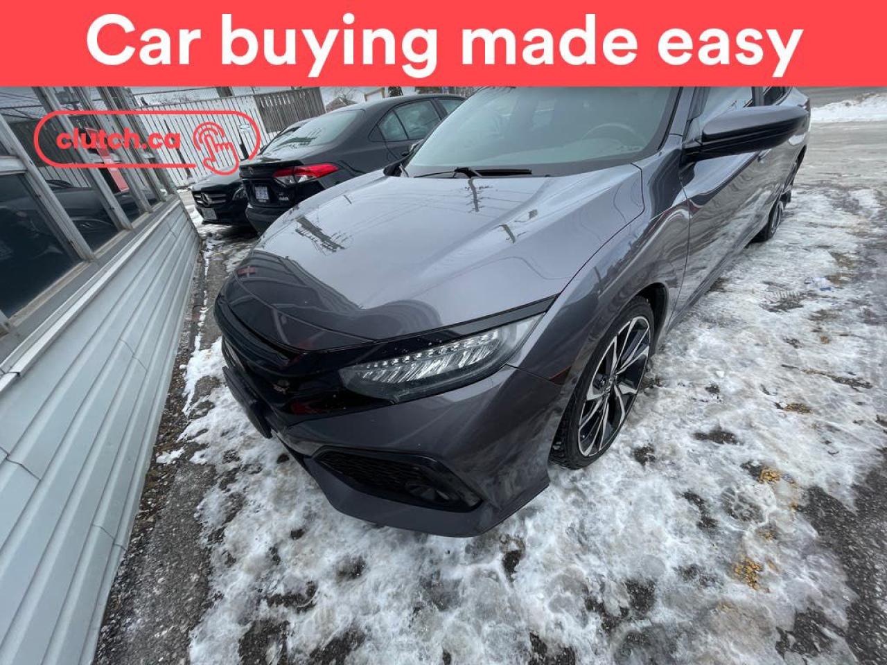 Used 2018 Honda Civic Si w/ Apple CarPlay & Android Auto, Power Moonroof, Nav for sale in Toronto, ON