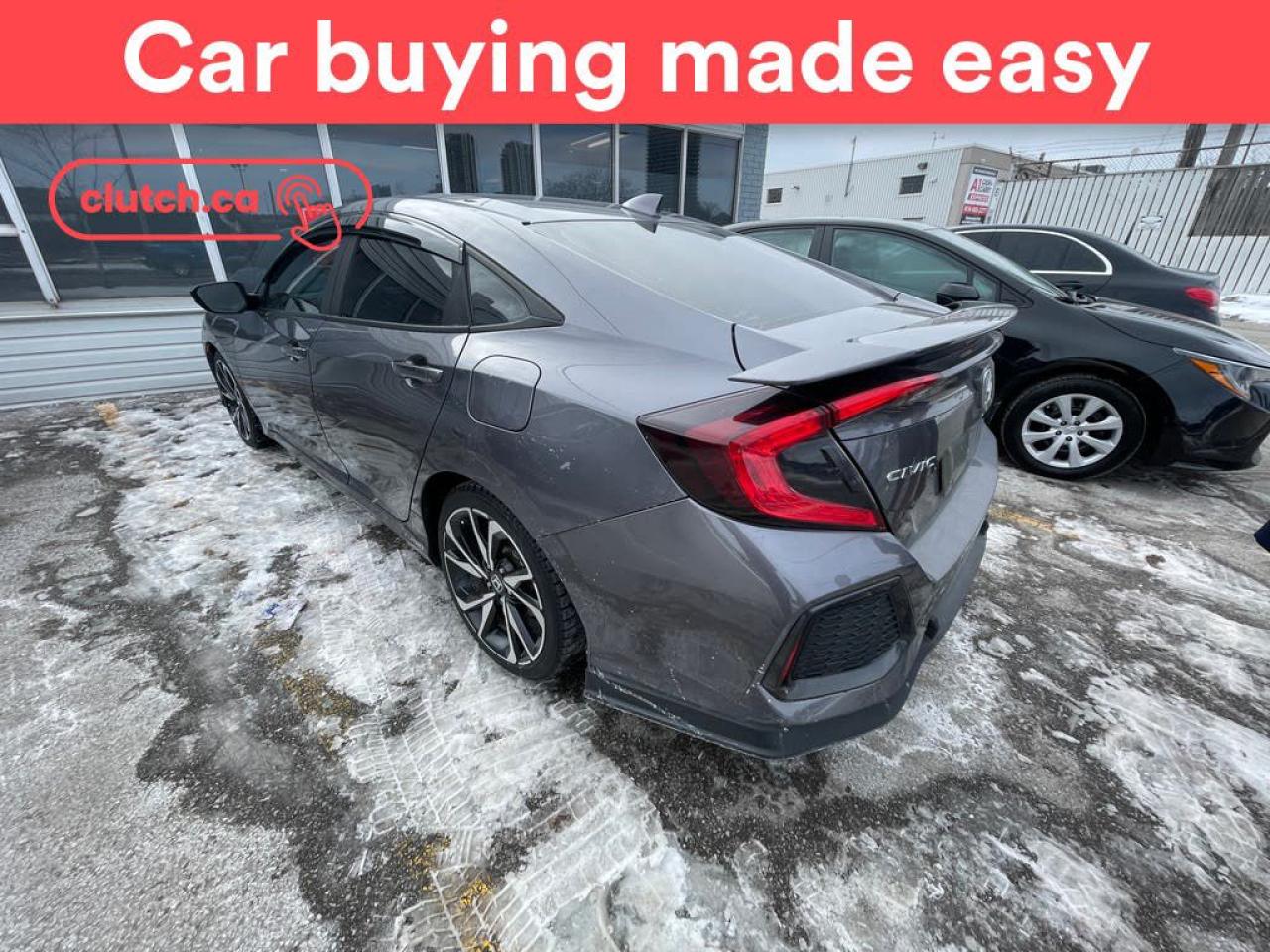 Used 2018 Honda Civic Si w/ Apple CarPlay & Android Auto, Power Moonroof, Nav for sale in Toronto, ON