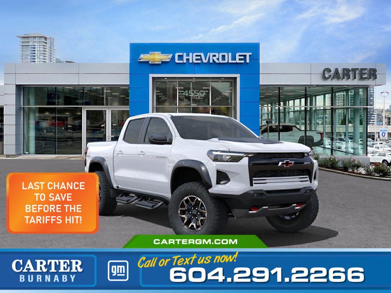 New 2025 Chevrolet Colorado ZR2 4WD | ZR2 Off-Road Pkg/Alum Wheels/Trailer Pkg for sale in Burnaby, BC
