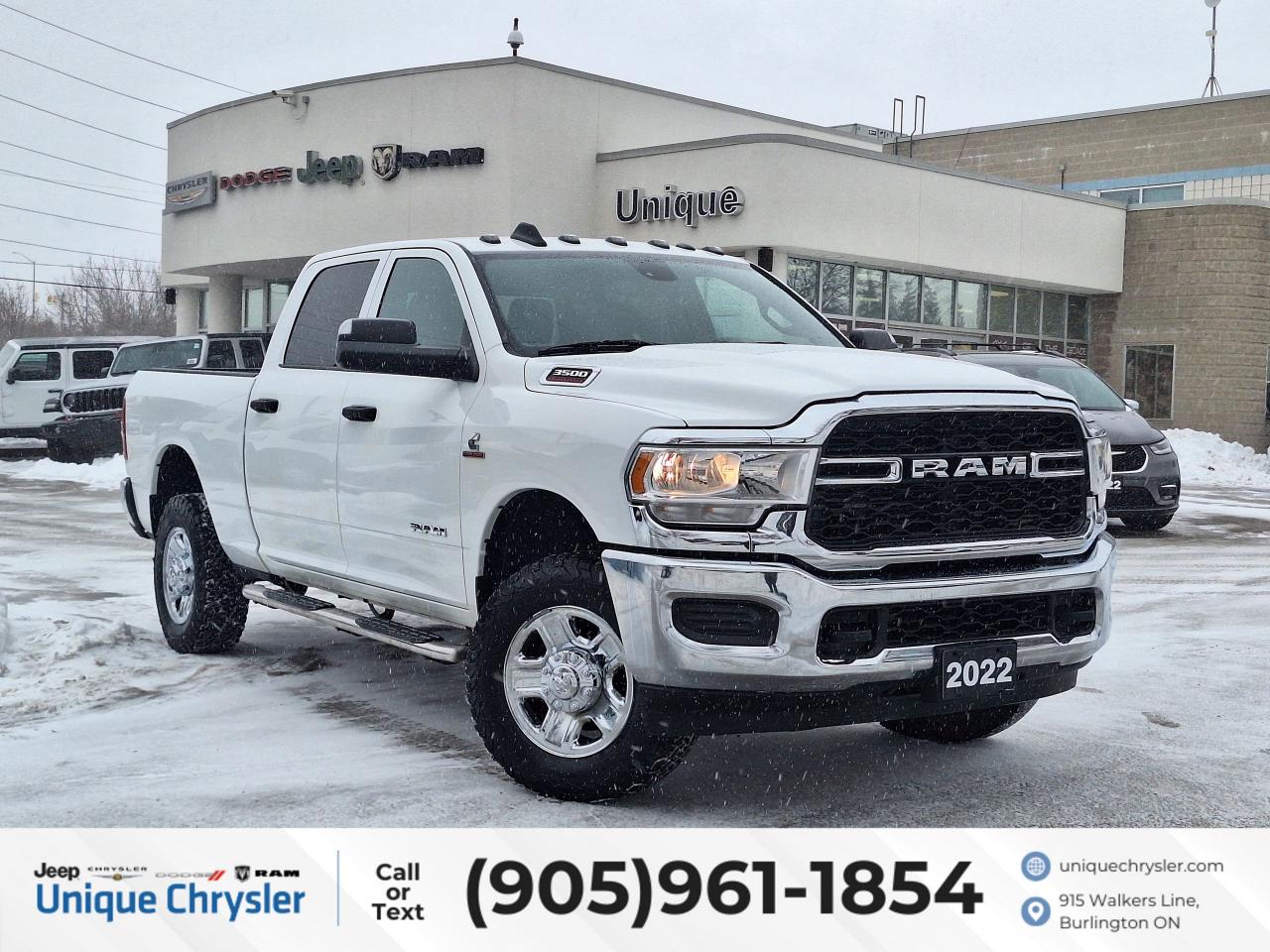 Used 2022 RAM 3500 Tradesman 4x4| CUMMINS DIESEL| for sale in Burlington, ON