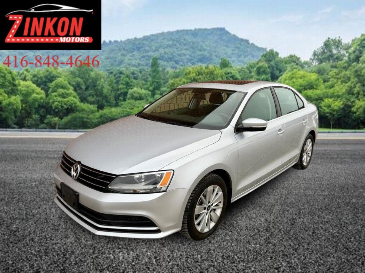 Used 2015 Volkswagen Jetta Sedan Trendline+ | ONE OWNER | BACKUP CAM | SUNROOF | BIG SCREEN | ALLOY WHEELS | HEATED SEATS | for sale in Pickering, ON