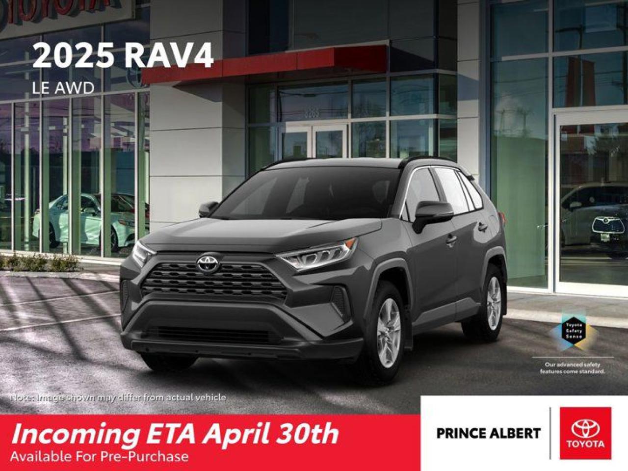 New 2025 Toyota RAV4 LE for sale in Prince Albert, SK