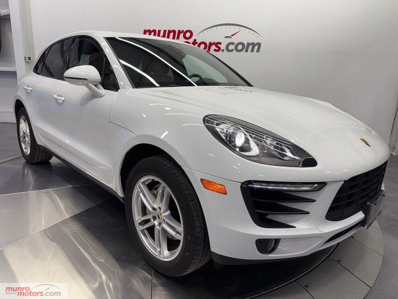 <p>Vehicle highlights include:</p><p>3.0L V6 turbocharged engine producing 340 horsepower and 339 lb-ft of torque,</p><p>7-speed dual-clutch PDK transmission for seamless shifting,</p><p>Porsche Traction Management (PTM) all-wheel-drive system for superior stability,</p><p>Premium leather upholstery for seating and trim,</p><p>14-way power-adjustable front seats with memory settings,</p><p>Heated and ventilated front seats, Heated steering wheel and heated rear seats,</p><p>Rear seats with 40/20/40 split-folding configuration for versatile cargo space,</p><p>Dual-zone automatic climate control,</p><p>Panoramic sunroof for an open-air experience,</p><p>6 airbags (front, side, and curtain) for occupant protection,</p><p>Heated steering wheel and heated rear seats.</p><p>The 2017 Porsche Macan S AWD V6 is the ideal crossover for those seeking a dynamic and luxury-driven driving experience. Beneath its aggressive yet elegant exterior, the Macan S is powered by a robust 3.0L turbocharged V6 engine, delivering 340 horsepower and 339 lb-ft of torque. Paired with a responsive 7-speed dual-clutch automatic transmission, it offers exceptional acceleration and seamless gear shifts, all while providing the perfect balance between power and efficiency.</p><p>The Macan S comes equipped with Porsche's advanced all-wheel-drive system, ensuring superior traction and handling whether on city roads or more rugged terrains. Its intelligent suspension management further enhances ride comfort and stability, allowing you to conquer various driving conditions with confidence.</p><p>Inside, the Macan S offers a refined and luxurious cabin, featuring high-quality materials such as leather upholstery, soft-touch surfaces, and a user-friendly infotainment system with navigation, Bluetooth, and a premium sound system. With ample space for passengers and luggage, its both practical and comfortable for long journeys or daily commutes.</p><p>Porsche's attention to detail is evident in every aspect of the Macan S, from its sleek design to its comprehensive safety features, including adaptive cruise control, lane departure warning, and parking sensors. The 2017 Macan S AWD V6 is more than just an SUV  its an elevated driving experience that combines sporty performance, sophisticated luxury, and cutting-edge technology.</p><p>Whether youre seeking thrilling performance or a versatile vehicle for all occasions, the 2017 Porsche Macan S is the ultimate choice for drivers who demand both style and substance.</p><p>This Performance Porsche Macan S with very low kms comes with a Clean Carfax. Come on down to Munro Motors & see this one for yourself, its in stock. We will look forward to seeing you real soon!</p><p><a href=https://vhr.carfax.ca/?id=P6ulND+J9kH/wGsG60TZV/NFLG8/4w4D&_jstate=qJC4F9ynupF4TLcpc7zy_KiQuBfcp7qReEy3KXO88vzOiYRpp6IHqkKO3aksR8V6XOqe3icLrTPTrjneE95mnUI94xBsuFV1rOvJ_aAIxg7XqtFnw-7Bt1gLG-T18JTuoXqv7hbOkuBOoLLmREP-gJENG3TRnRgM-6PChuQZryHBALgxHSrCOY0tQ6dE_ocJe0w2oXKAoIuTzS7qMBaPQCMKYfxN7IdK1IN-tN4FePiwHUMS1xdzwIlRry7EaBLiwPJ5hgln4q1p7gdUgsrnatTXbgi2DF0KrdzOjO9tSezhNxAxq28cxSccXkKQTvFHao7VjY1cmlu4i0AXFtFE14oqy97YYe43evwWvBn3UvwwC3jbdN-OVxxVKgMf9pGHEzupQPHnQvbM6kMQgq2ljapLI6MO6Mdv7vTnxjEAYRs1i2AHN4TLHsiWfqMGBzENQyTxRrabjzo rel=nofollow>https://vhr.carfax.ca/?id=P6ulND+J9kH/wGsG60TZV/NFLG8/4w4D&_jstate=qJC4F9ynupF4TLcpc7zy_KiQuBfcp7qReEy3KXO88vzOiYRpp6IHqkKO3aksR8V6XOqe3icLrTPTrjneE95mnUI94xBsuFV1rOvJ_aAIxg7XqtFnw-7Bt1gLG-T18JTuoXqv7hbOkuBOoLLmREP-gJENG3TRnRgM-6PChuQZryHBALgxHSrCOY0tQ6dE_ocJe0w2oXKAoIuTzS7qMBaPQCMKYfxN7IdK1IN-tN4FePiwHUMS1xdzwIlRry7EaBLiwPJ5hgln4q1p7gdUgsrnatTXbgi2DF0KrdzOjO9tSezhNxAxq28cxSccXkKQTvFHao7VjY1cmlu4i0AXFtFE14oqy97YYe43evwWvBn3UvwwC3jbdN-OVxxVKgMf9pGHEzupQPHnQvbM6kMQgq2ljapLI6MO6Mdv7vTnxjEAYRs1i2AHN4TLHsiWfqMGBzENQyTxRrabjzo</a></p><p><span style=color:rgb( 51 , 51 , 51 )>Yes we take trade in vehicles.</span></p><p><span style=color:rgb( 51 , 51 , 51 )>Check us out on youtube: </span><a href=https://www.youtube.com/user/MunroMotors1 rel=nofollow>click here</a></p><p><span style=color:rgb( 51 , 51 , 51 )>Like us on Facebook: </span><a href=https://www.facebook.com/munromotors/ rel=nofollow>https://www.facebook.com/munromotors/</a></p><p><span style=color:rgb( 51 , 51 , 51 )>We are located in Brantford, Ontario; Telephone City and the hometown of hockey legend Wayne Gretzky. Formerly located in St. George, Ontario for ten years, we are still east of London, south of Cambridge, and west of Hamilton.</span></p><p><span style=color:rgb( 51 , 51 , 51 )>In order to get our customers to come here, we have to have great prices and then when you get here, we have to have a great car in order to earn your business.</span></p><p><span style=color:rgb( 51 , 51 , 51 )>Our business hours are Monday to Friday 10am to 5pm. We are closed on Saturdays and Sundays.</span></p><p><span style=color:rgb( 51 , 51 , 51 )>At Munro Motors, we find unique vehicles and post our entire stock online in order to ensure that our vehicles find their happy home.</span></p><p><span style=color:rgb( 51 , 51 , 51 )>To ensure our customers can get what they've always wanted, we offer financing services through TD Auto Finance, Desjardins, CIBC Auto Finance and Independent Leasing Companies on vehicles that are less than ten model years old and boats that are less than twenty-five model years old.</span></p><p><span style=color:rgb( 51 , 51 , 51 )>We also offer warranty products through Lubrico and GVC warranties to ensure that your mechanical baby stays in tip-top condition.</span></p><p><span style=color:rgb( 51 , 51 , 51 )>Because of our customer focused service we have been delivering vehicles to Switzerland, Finland, Rotterdam, Emo, Thunder Bay, Kapuskasing, Halifax, Sudbury, Sault Ste. Marie, Cornwall, Fort Francis, Kelowna, Montréal, Saskatchewan, Virginia, Newfoundland, Edmonton, Ottawa, Fredericton and Winnipeg, as well as Cambridge, Kitchener, Waterloo, Barrie, Windsor, London, Pickering, Peterborough, Oshawa, Sante Fe New Mexico, Blind River, the Greater Toronto Area, and even so far as the Czech Republic!</span></p><p><span style=color:rgb( 51 , 51 , 51 )>All of our vehicles are hand-picked by the very knowledgeable owner, Andy Munro, who has been connecting people to their dreams for many years.</span></p><p><a href=http://Munromotors.com rel=nofollow><span style=color:rgb( 51 , 51 , 51 )>Munromotors.com</span></a></p><p><span style=color:rgb( 51 , 51 , 51 )>Email: <u>sales@munromotors.com</u></span></p><p><span style=color:rgb( 51 , 51 , 51 )>Most of our vehicles are already reconditioned, saftied, etested and ready to drive home with you.</span></p><p><span style=color:rgb( 51 , 51 , 51 )>Delivery is available. Ask for details</span></p><p><span style=color:rgb( 51 , 51 , 51 )>All prices are subject to HST and licensing, no hidden fees.</span></p><p><span style=color:rgb( 51 , 51 , 51 )>Financing is available for good credit and bruised credit. OAC as low as 7.99% for well qualified applicants. Ask us for details.</span></p>