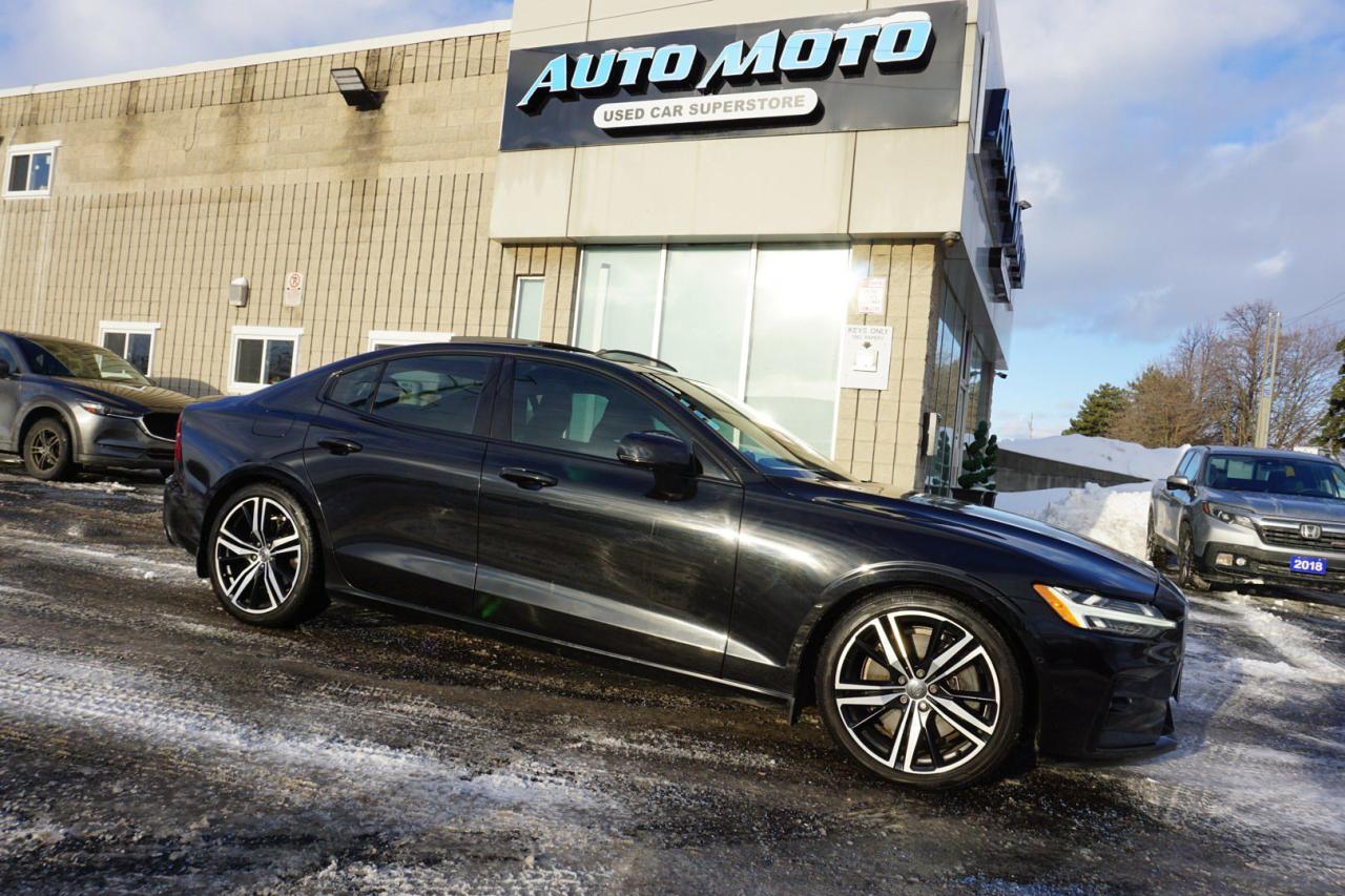 Used 2020 Volvo S60 T6 R-DESIGN AWD CERTIFIED CAMERA NAV BLUETOOTH LEATHER HEATED SEATS SUNROOF CRUISE ALLOYS for sale in Burlington, ON