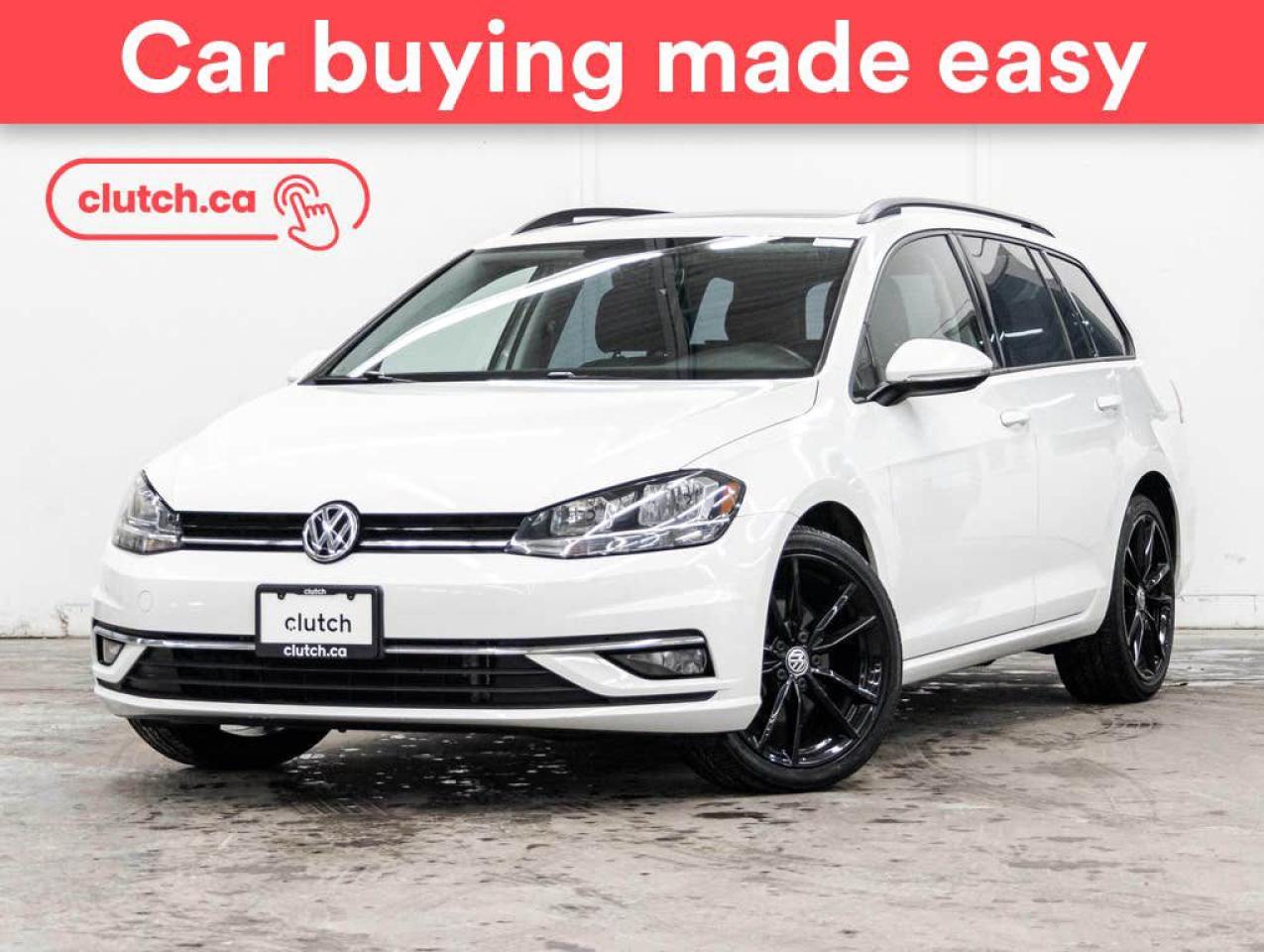 Used 2019 Volkswagen Golf Sportwagen Highline AWD w/ Apple CarPlay & Android Auto, Heated Seats, Sun Roof for sale in Toronto, ON