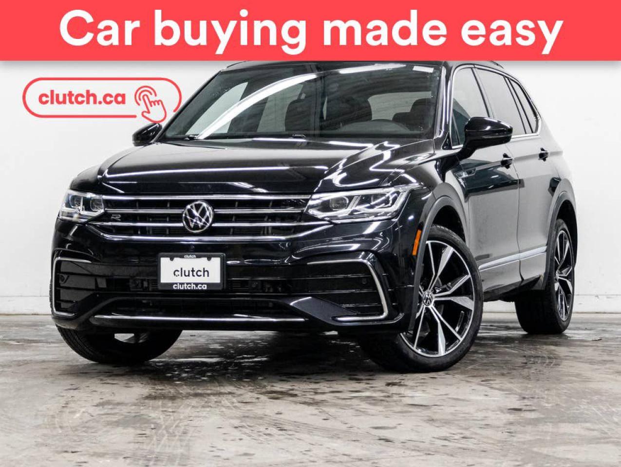 Used 2022 Volkswagen Tiguan Highline R-Line AWD w/ Apple CarPlay, Pano Sunroof, Heated Steering Wheel for sale in Toronto, ON