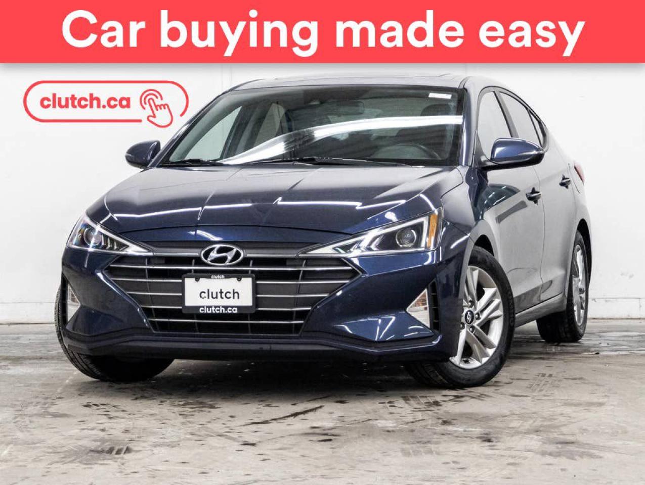 Used 2019 Hyundai Elantra Preferred w/ Sun & Safety Pkg w/ Apple CarPlay & Android Auto, Heated Seats, Sunroof for sale in Toronto, ON