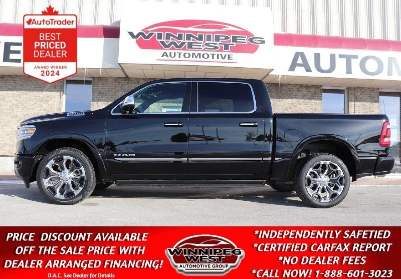 Used 2022 RAM 1500 LIMITED 5.7L HEMI eTORQUE 4X4, LOADED & AS NEW!! for sale in Headingley, MB