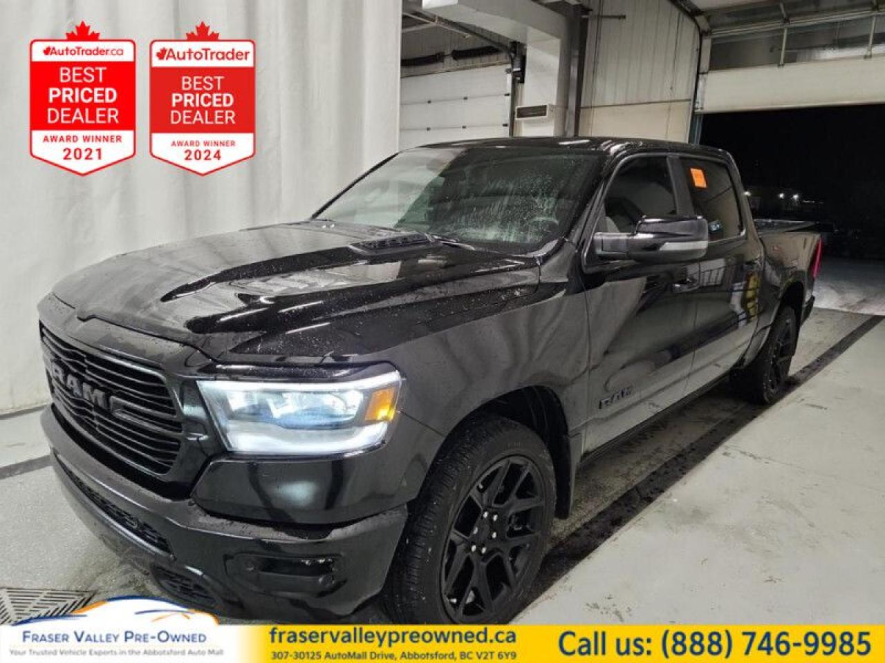 Used 2024 RAM 1500 Sport  Night Edition, $90,060 MSRP, eTorque, Clean for sale in Abbotsford, BC