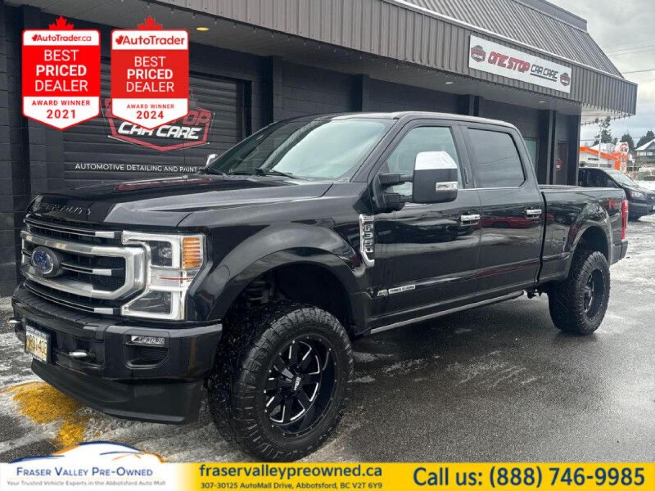 Used 2021 Ford F-350 Super Duty Platinum  Highway Miles, Local, Clean, Loaded! for sale in Abbotsford, BC