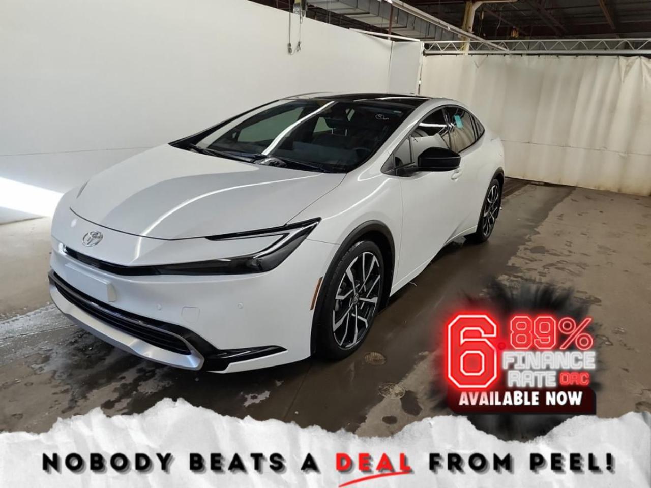 *6.89% promotional interest rate available on approved credit and qualifying vehicles (2022-2025 Preowned Vehicles and demos). COME SEE WHY NOBODY BEATS A DEAL FROM PEEL! Your Source for ALL make and models used cars and trucks. Canadas #1 Stellantis Retailer for 9 years & counting!!

2024 Toyota Prius Prime XSE Premium FWD | 2.0L 4-Cylinder PHEV Engine | Wind Chill Pearl | LOADED | Heated & Ventilated SofTex-Trimmed Bucket Seats | 12.3" Touchscreen Display | Toyota Safety Sense 3.0 | Full-speed Range Dynamic Radar Cruise Control | Lane Change Assist | Forward Collision Warning | Blind Spot Monitoring | 360 Surround View Camera | Wireless Apple CarPlay & Android Auto | 8-speaker JBL High Performance Audio System | Fixed Glass Roof | 19" Alloy Wheels | Power Liftback

One Owner Clean Carfax

The ultimate combination of efficiency, cutting-edge technology, and premium comfort, this 2024 Toyota Prius Prime XSE Premium is a fully loaded plug-in hybrid that delivers incredible fuel savings and modern luxury. Finished in Wind Chill Pearl, this sleek and aerodynamic PHEV offers impressive electric range and hybrid efficiency, making it perfect for both city commuting and long-distance driving. Inside, the Heated & Ventilated SofTex-Trimmed Bucket Seats, Fixed Glass Roof, and 12.3 Touchscreen Display create a futuristic and refined cabin experience. Stay effortlessly connected with Wireless Apple CarPlay & Android Auto, while the 8-Speaker JBL High-Performance Audio System delivers crystal-clear sound. Safety is at the forefront with Toyota Safety Sense 3.0, Full-Speed Range Dynamic Radar Cruise Control, Lane Change Assist, Forward Collision Warning, Blind Spot Monitoring, and a 360° Surround View Camera, giving you complete confidence on the road. Riding on stylish 19 Alloy Wheels, this One Owner Clean Carfax Prius Prime XSE Premium is an exceptional choice for those who want next-level fuel efficiency, high-end tech, and bold designdont miss your chance to own this advanced hybrid!
______________________________________________________

Engage & Explore with Peel Chrysler: Whether youre inquiring about our latest offers or seeking guidance, 1-866-652-6197 connects you directly. Dive deeper online or connect with our team to navigate your automotive journey seamlessly.

WE TAKE ALL TRADES & CREDIT. WE SHIP ANYWHERE IN CANADA! OUR TEAM IS READY TO SERVE YOU 7 DAYS!
______________________________________________________
Our advertised prices are for consumers (i.e end users) only. 

*FREE CarFax (click the link above to check it out at no cost to you!)*

*FULLY CERTIFIED! (Have you seen some of these other dealers stating in their advertisements that certification is an additional fee? NOT HERE! Our certification is already included in our low sale prices to save you more!)

______________________________________________________

Peel Chrysler  A Trusted Destination: Based in Port Credit, Ontario, we proudly serve customers from all corners of Ontario and Canada including Toronto, Oakville, North York, Richmond Hill, Ajax, Hamilton, Niagara Falls, Brampton, Thornhill, Scarborough, Vaughan, London, Windsor, Cambridge, Kitchener, Waterloo, Brantford, Sarnia, Pickering, Huntsville, Milton, Woodbridge, Maple, Aurora, Newmarket, Orangeville, Georgetown, Stouffville, Markham, North Bay, Sudbury, Barrie, Sault Ste. Marie, Parry Sound, Bracebridge, Gravenhurst, Oshawa, Ajax, Kingston, Innisfil and surrounding areas. On our website www.peelchrysler.com, you will find a vast selection of new vehicles including the new and used Ram 1500, 2500 and 3500. Chrysler Grand Caravan, Chrysler Pacifica, Jeep Cherokee, Wrangler and more. All vehicles are priced to sell. We deliver throughout Canada. website or call us 1-866-652-6197. 

Your Journey, Our Commitment: Beyond the transaction, Peel Chrysler prioritizes your satisfaction. While many of our pre-owned vehicles come equipped with two keys, variations might occur based on trade-ins. Regardless, our commitment to quality and service remains steadfast. Experience unmatched convenience with our nationwide delivery options. All advertised prices are for cash sale only. Optional Finance and Lease terms are available. A Loan Processing Fee of $499 may apply to facilitate selected Finance or Lease options. If opting to trade an encumbered vehicle towards a purchase and require Peel Chrysler to facilitate a lien payout on your behalf, a Lien Payout Fee of $349 may apply. Contact us for details. Peel Chrysler Pre-Owned Vehicles come standard with only one key.                                                                             Disclosure Statement: When purchasing a Used vehicle at our financing price, a $499 (^$1500 non-prime) financing fee applies.  For Used vehicles purchased by cash (certified cheque, bank draft wire transfer), the $2000 savings from the finance price is foregone.  Cash purchases of new vehicles only incur applicable taxes and licensing fees.  Additionally, new vehicles priced above $100,000 (including any accessories or add-ons) are subject to a federal luxury tax.  Prices, rates, and payments are subject to change without notice.  For further information, please visit our website.  All used vehicles from Peel Chrysler come with one standard key.  If additional keys were provided by the previous owner, they will be included in your purchase - please consult your Product Advisor for details.  While we strive for accuracy, occasional technical or human errors may occur.  We encourage you to verify all vehicle details, including features, options, materials, and specifications, with a Peel Chrysler representative by contacting us or visiting our dealership. *6.89% promotional interest rate available on approved credit and qualifying vehicles (2022-2025 Preowned Vehicles and demos). 