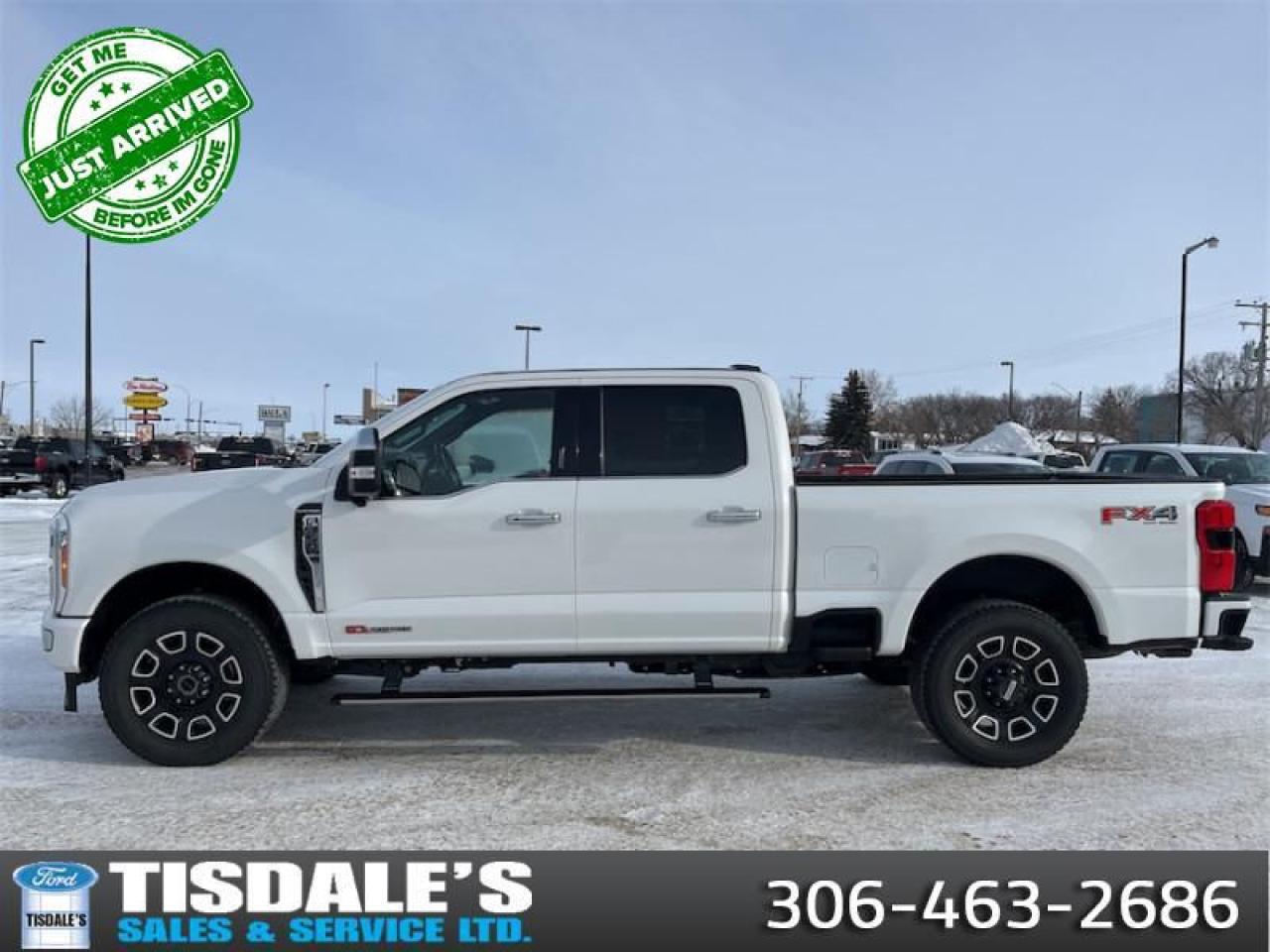 Used 2023 Ford F-350 Super Duty Platinum  - Low Mileage for sale in Kindersley, SK