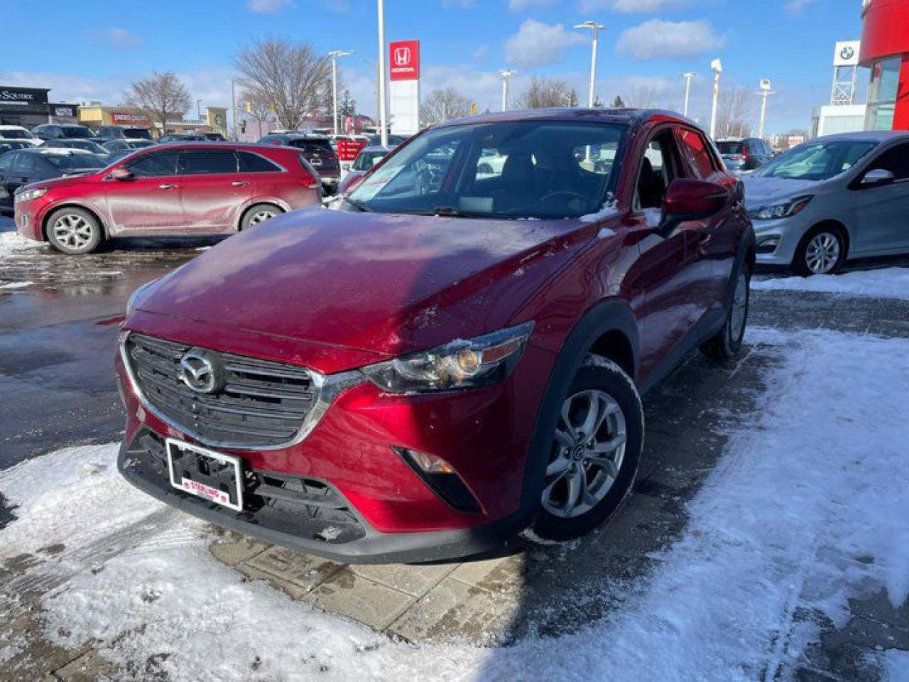 Used 2021 Mazda CX-3 GS-L AWD | Leather | Sunroof | Heated Steering + Seats | CarPlay + Android | Rear Camera | Alloy Whe for sale in Guelph, ON