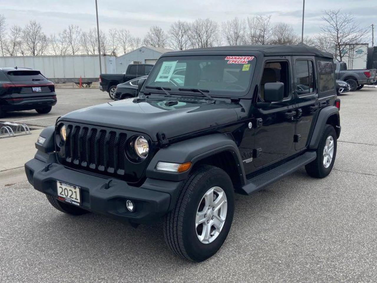 Used 2021 Jeep Wrangler Unlimited Sport | Auto | A/C | Remote Start | CarPlay + Android | Rear Camera | and more! for sale in Guelph, ON