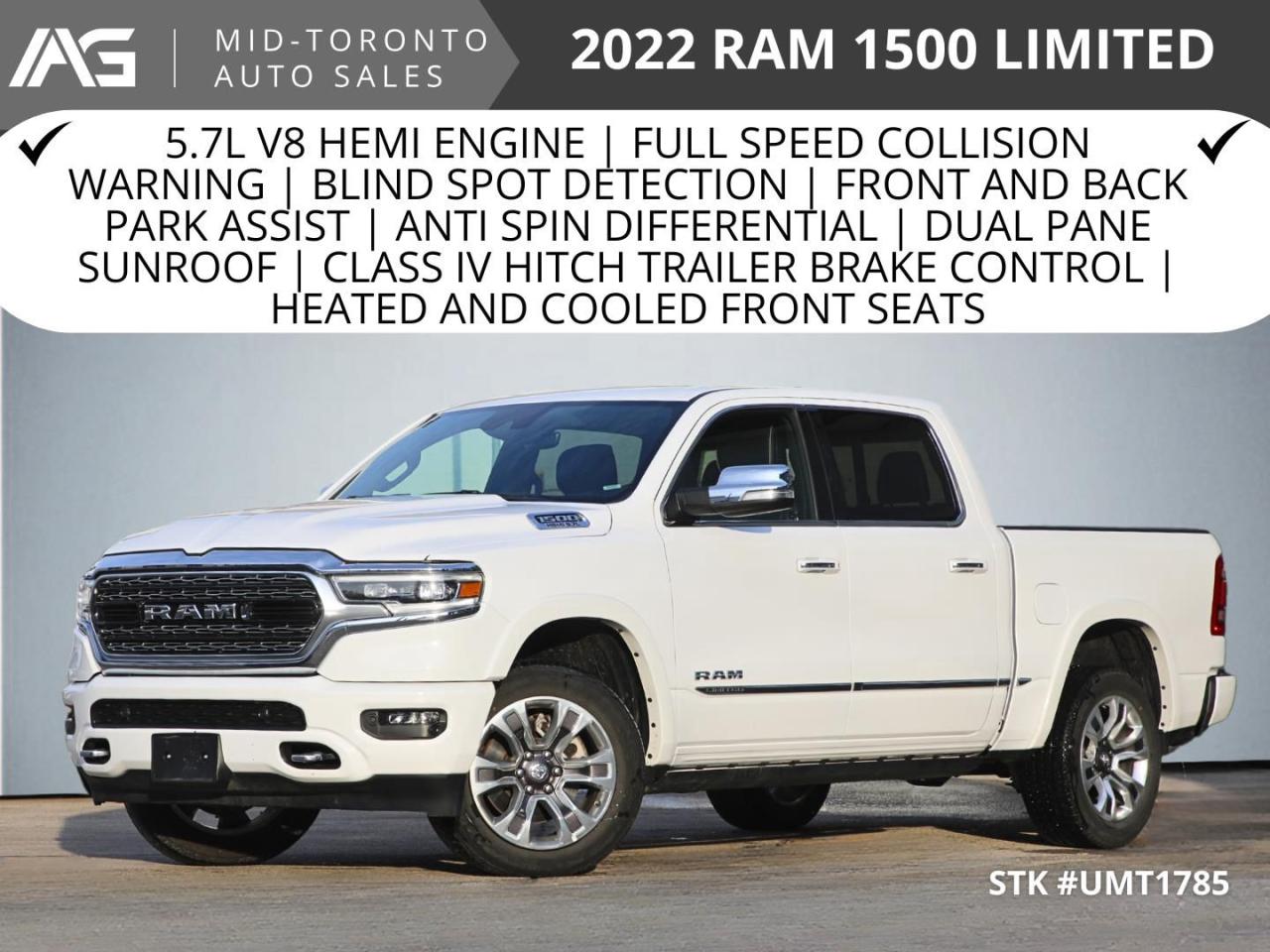 Used 2022 RAM 1500 RAM 1500 LIMITED CREW CAB 4X4 for sale in North York, ON