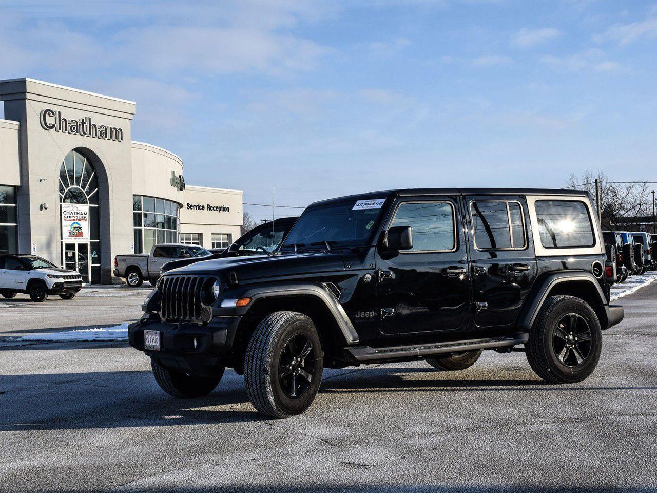 Used 2023 Jeep Wrangler SPORT ALTITUDE 4 DOOR 4X4 for sale in Chatham, ON