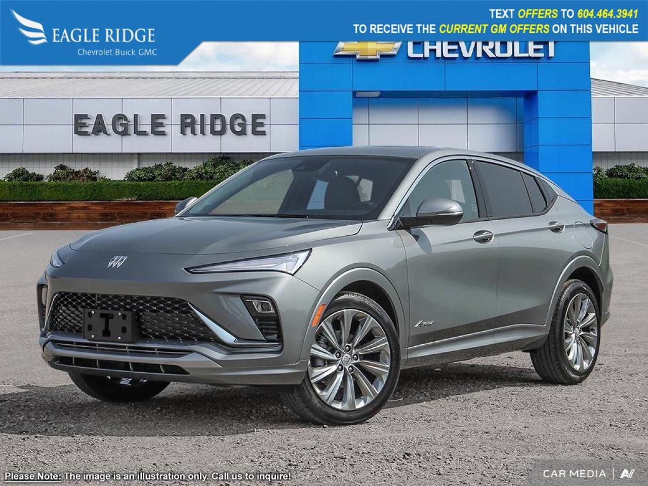 New 2025 Buick Envista Avenir 11-inch infotainment touchscreen, 8-inch digital driver display, wireless phone charging, wireless Apple CarPlay and Android Auto, Bluetooth, voice recognition, WiFi hotspot compatibility, six-speaker for sale in Coquitlam, BC
