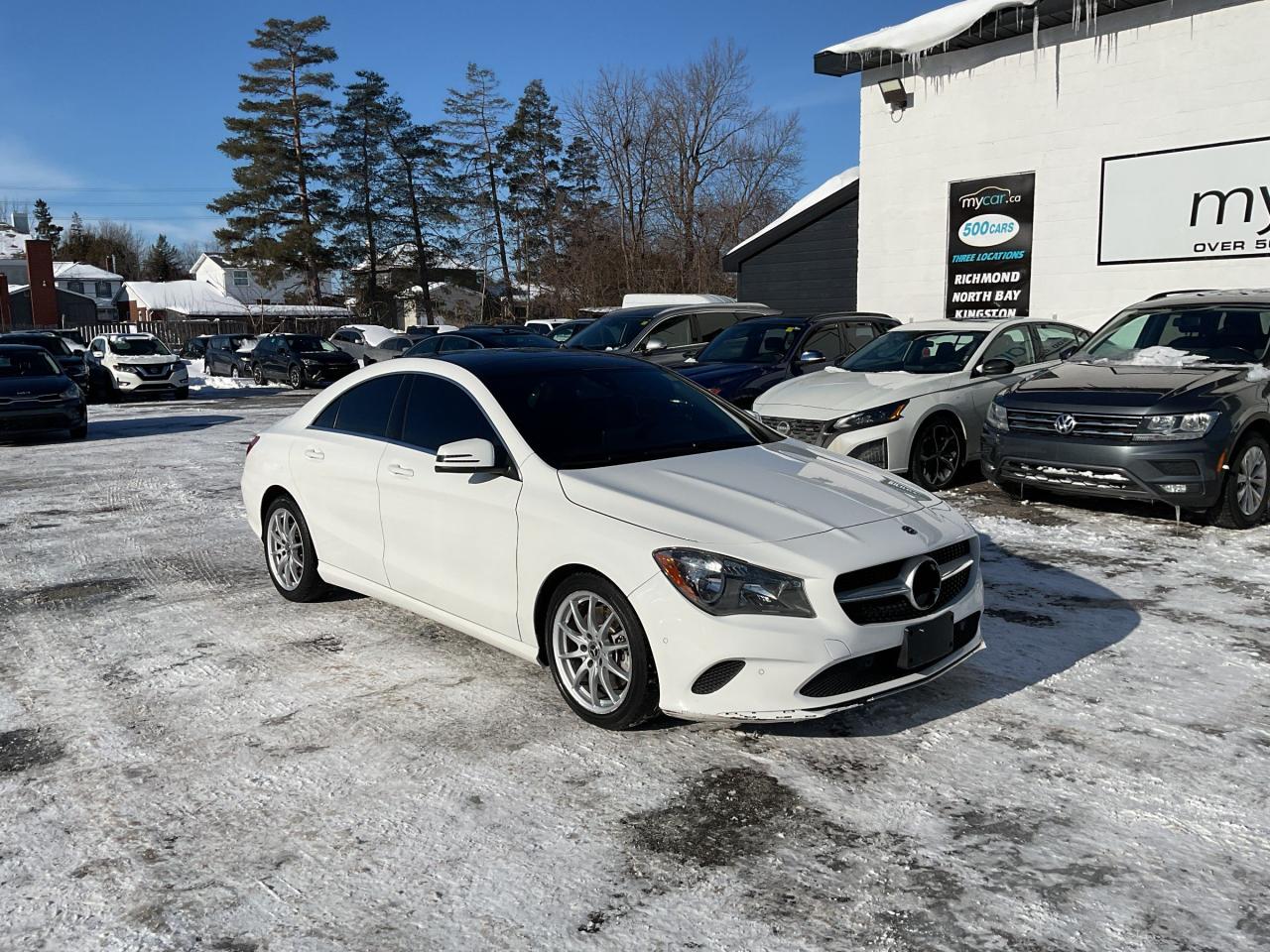 Used 2018 Mercedes-Benz CLA-Class 250 2L CLA250!!!!!   SUNROOF. LEATHER. NAV. HEATED SEATS. BACKUP CAM. A/C. CRUISE. PWR GROUP. KEYLESS EN for sale in Kingston, ON