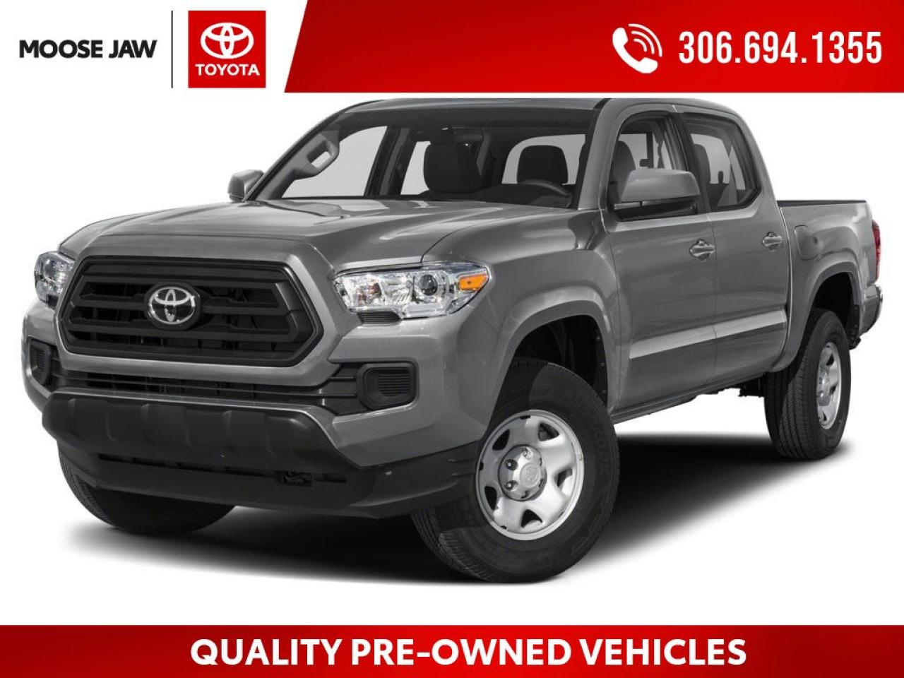 Used 2020 Toyota Tacoma LOCAL ACCIDENT FREE TRADE,TRD OFF ROAD PREMIUM PKG,POWER HEATED LTR SEATS,MOONROOF,MULTI TERRAIN VIEW MONITOR,WIRELESS CHARGING,APPLE CARPLAY,SIRIUS,ADAPTIVE CRUISE,BLIND SPOT,TONNEAU COVER,STEP BOARD for sale in Moose Jaw, SK