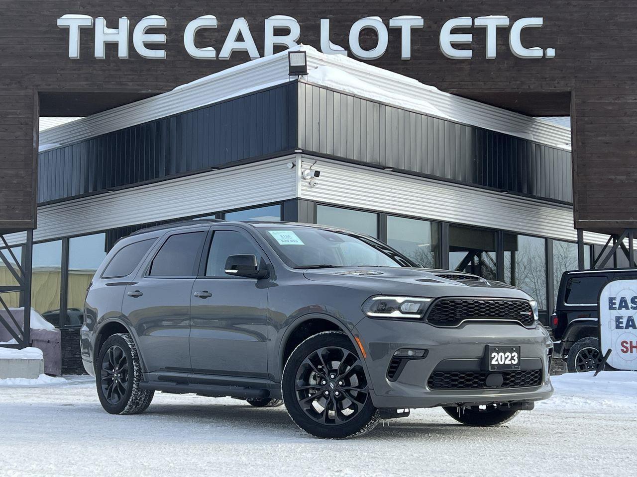 Used 2023 Dodge Durango GT PREVIOUS DAILY RENTAL - 3RD ROW, APPLE CARPLAY/ANDROID AUTO, HEATED LEATHER SEATS/STEERING WHEEL! for sale in Sudbury, ON