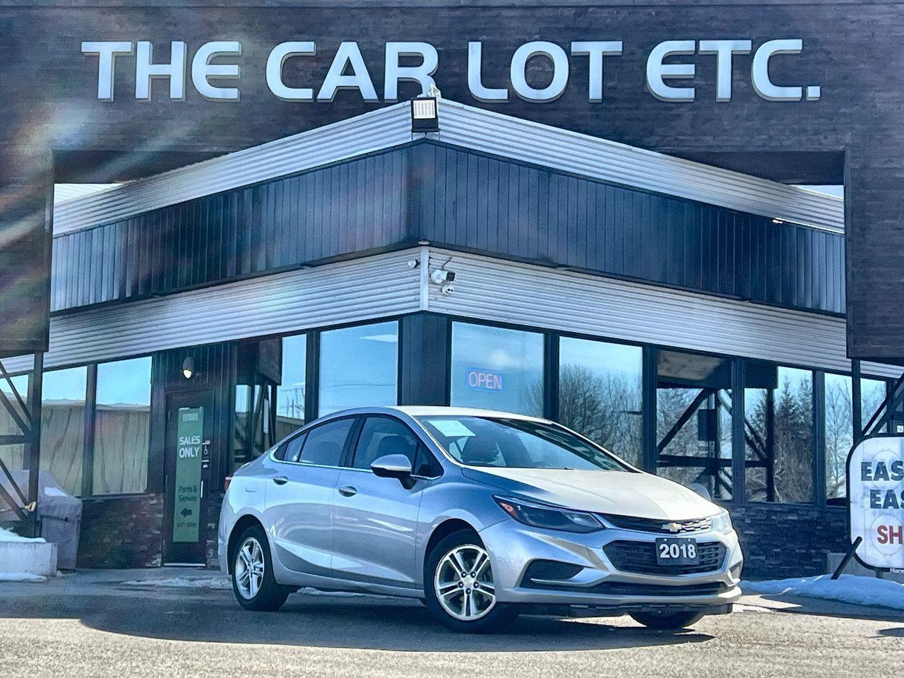 Used 2018 Chevrolet Cruze LT Auto APPLE CARPLAY/ANDROID AUTO, BACK UP CAM, CRUISE CONTROL, HEATED SEATS! for sale in Sudbury, ON