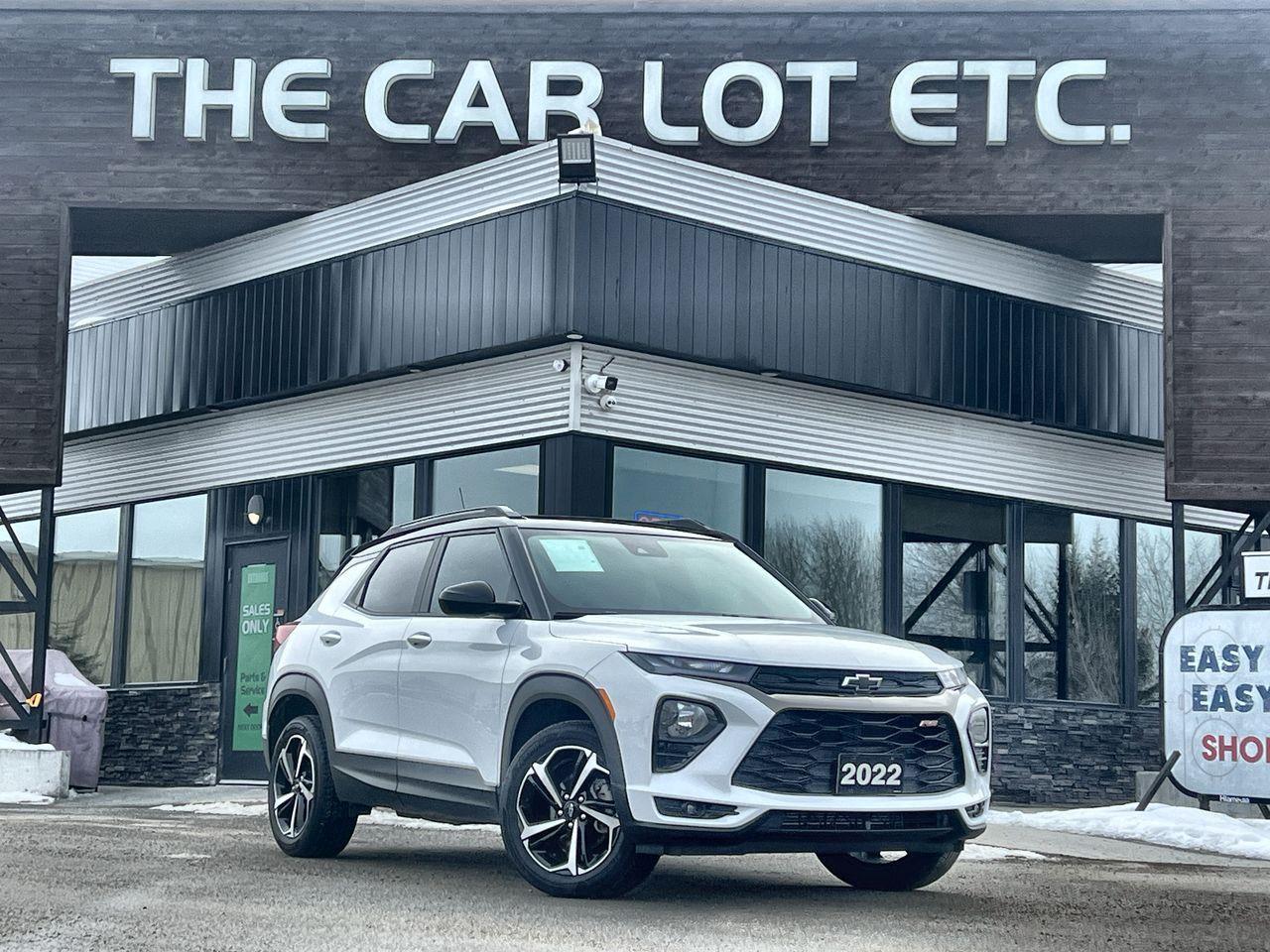 Used 2022 Chevrolet TrailBlazer RS APPLE CARPLAY/ANDROID AUTO, BACK UP CAM, REMOTE START, HEATED SEATS/STEERING WHEEL, SIRIUS XM!! for sale in Sudbury, ON