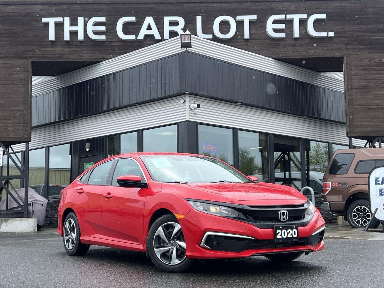 Used 2020 Honda Civic LX APPLE CARPLAY/ANDROID AUTO, HEATED SEATS, CRUISE CONTROL, BACK UP CAM!! for sale in Sudbury, ON