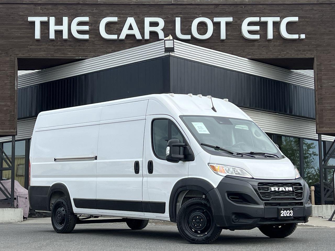 Used 2023 RAM 3500 ProMaster High Roof Previous Daily Rental - 2 PASSENGER, SIRIUS XM, BACK UP CAM, CRUISE CONTROL! for sale in Sudbury, ON