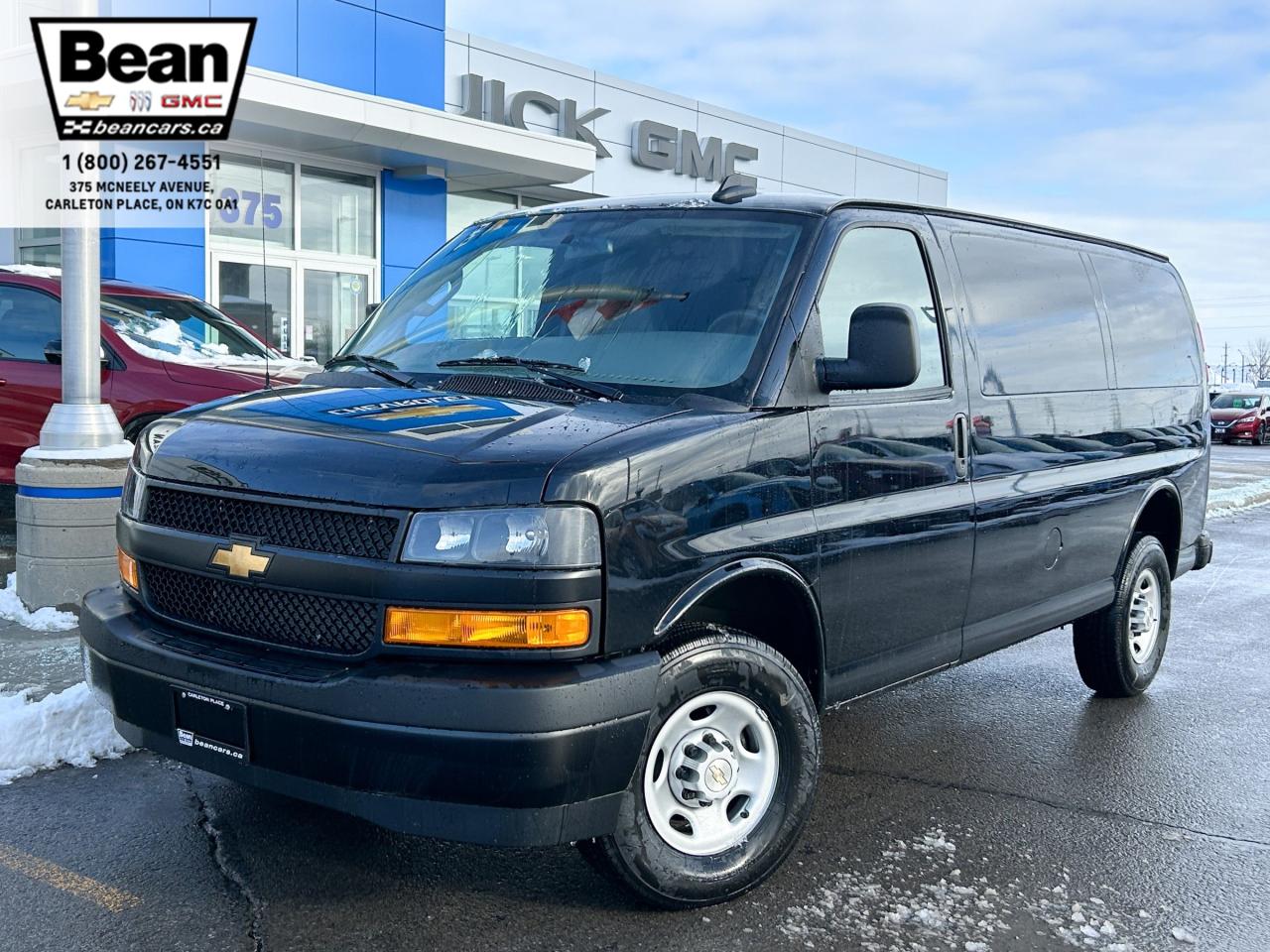 New 2025 Chevrolet Express 2500 Work Van 4.3L V6 WITH REMOTE START/ENTRY, CRUISE CONTROL, REAR VISION CAMERA, BLUETOOTH for sale in Carleton Place, ON