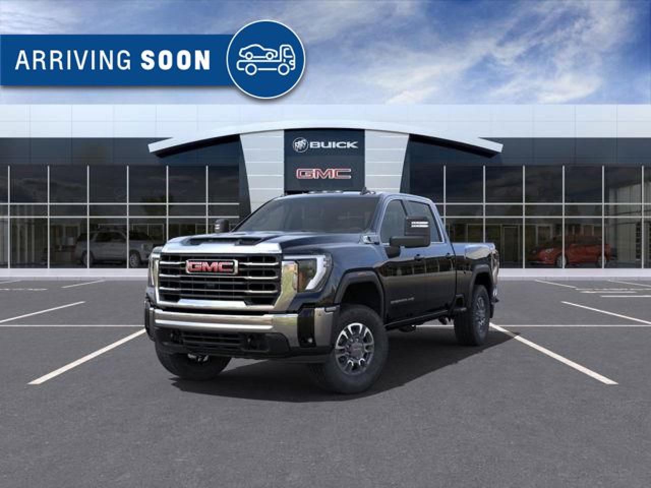 New 2025 GMC Sierra 2500 HD SLE 6.6L V8 WIH REMOTE START/ENTRY, HEATED SEATS, HEATED STEERING WHEEL, CRUISE CONTROL, HD REAR VISION CAMERA, APPLE CARPLAY AND ANDROID AUTO for sale in Carleton Place, ON