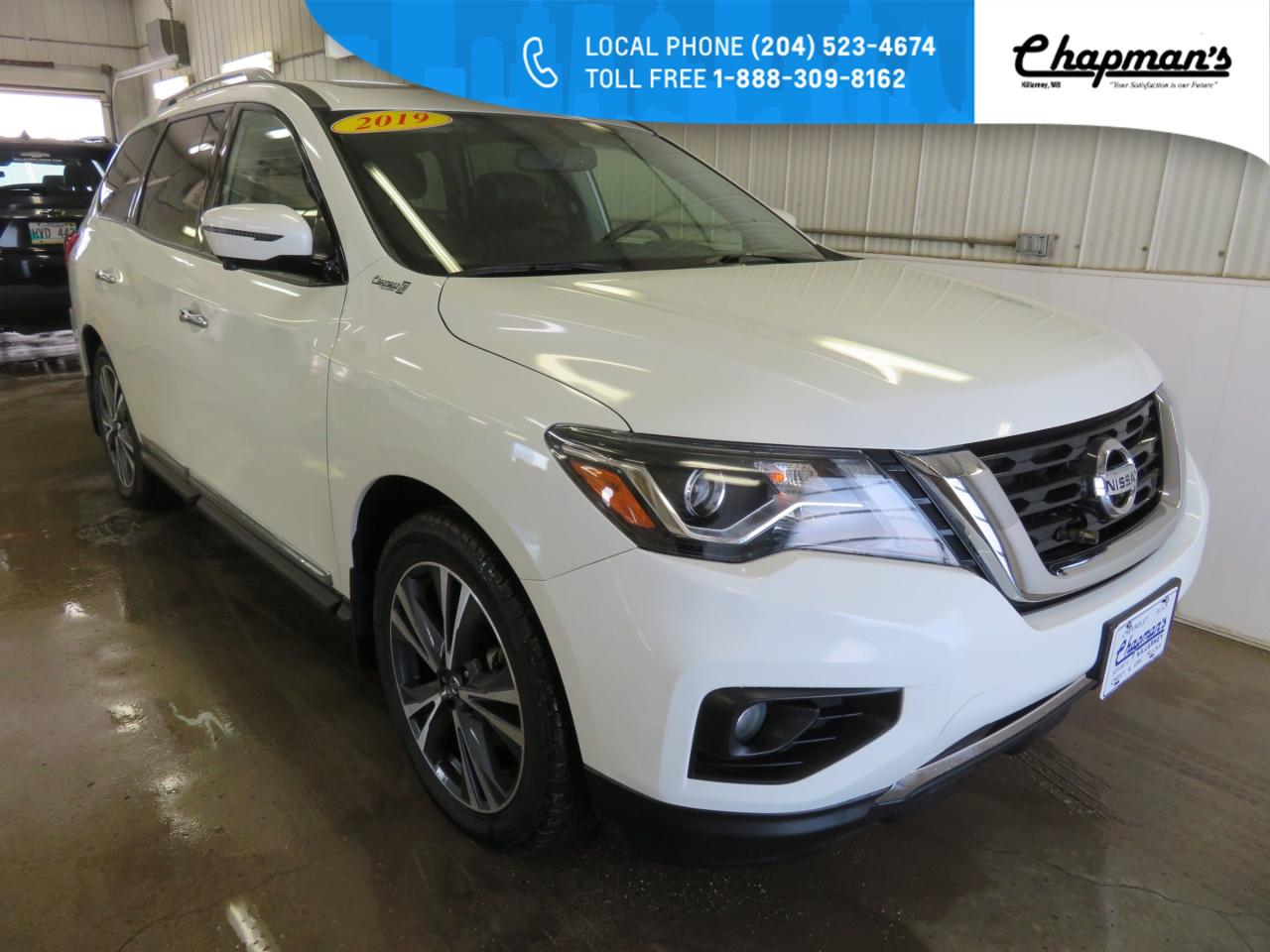 Used 2019 Nissan Pathfinder Platinum Remote Start, Heated/Ventilated Front Seats, Rear Vision Camera for sale in Killarney, MB