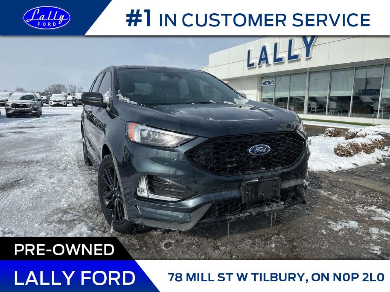 Used 2023 Ford Edge SEL ST Line, Moonroof, Nav, One Owner! for sale in Tilbury, ON