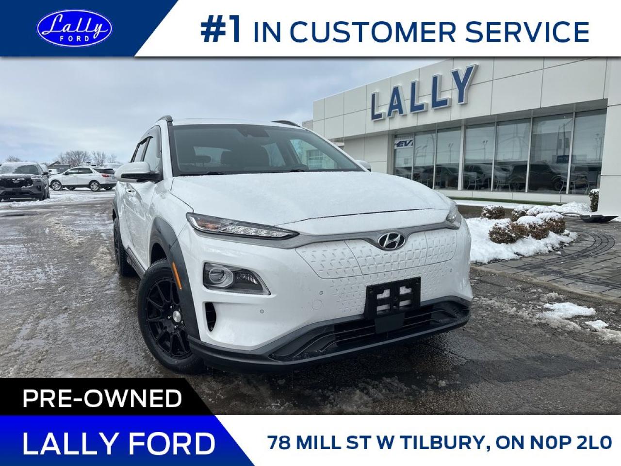 Used 2021 Hyundai KONA Electric Ultimate, Moonroof, Nav, Mint!! for sale in Tilbury, ON