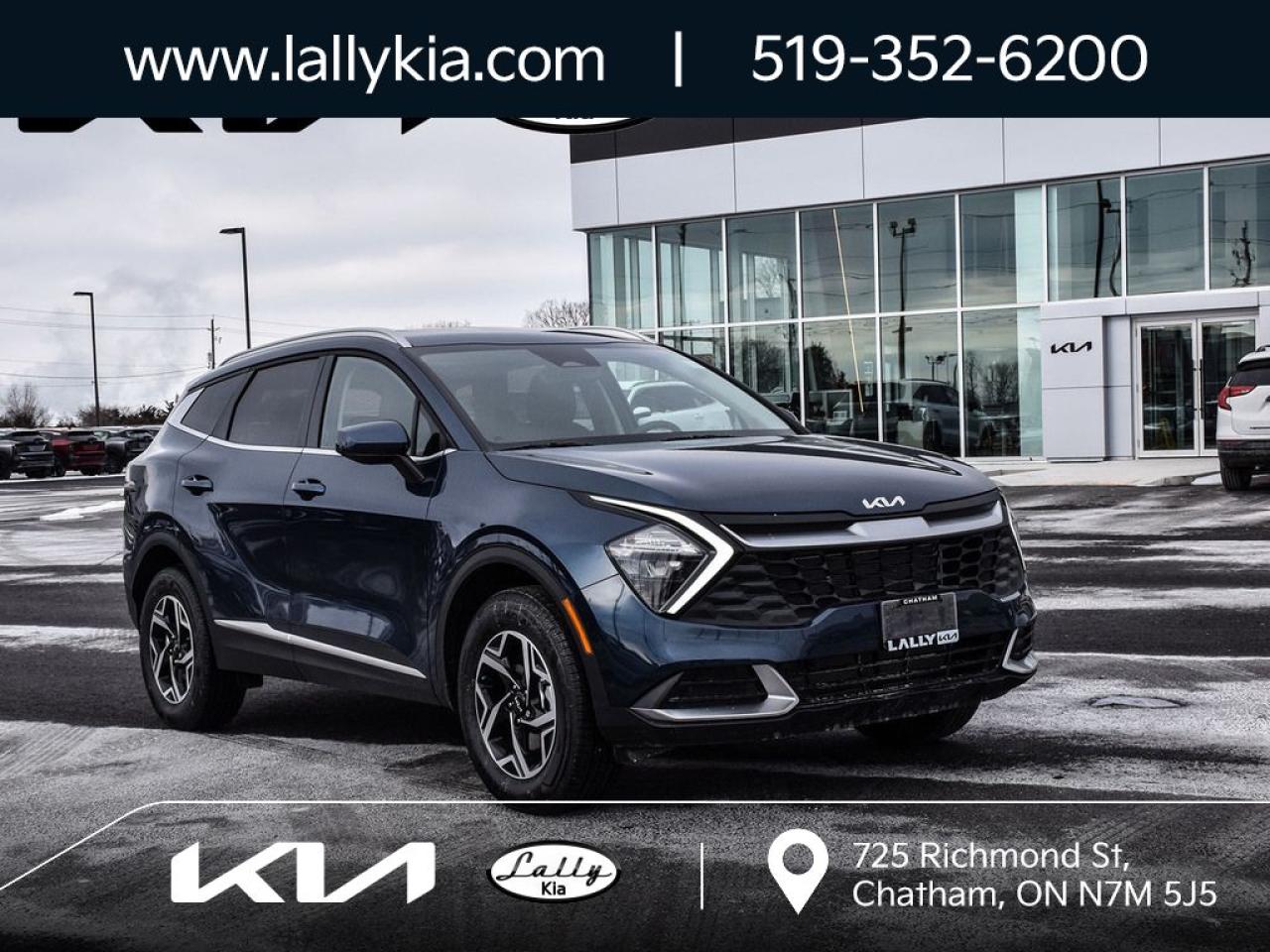 New 2025 Kia Sportage LX AWD | BLUETOOTH | HEATED FRONT SEATS | APPLE CARPLAY & ANDROID AUTO | 17-INCH ALLOY WHEELS | STEERING WHEEL-MOUNTED AUDIO CONTROLS | KEYLESS ENTRY for sale in Chatham, ON