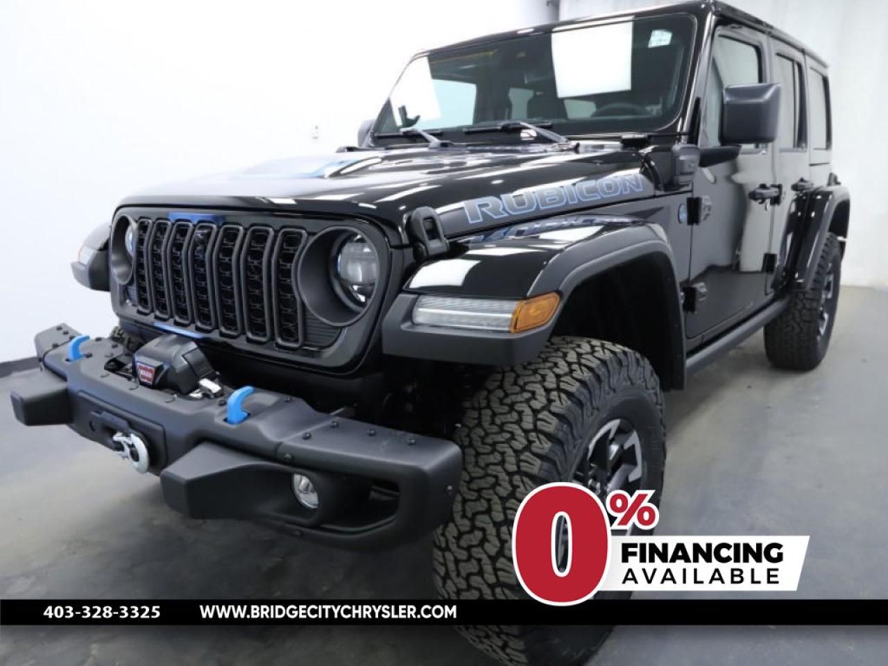 New 2024 Jeep Wrangler 4xe Rubicon - Leather Seats for sale in Lethbridge, AB