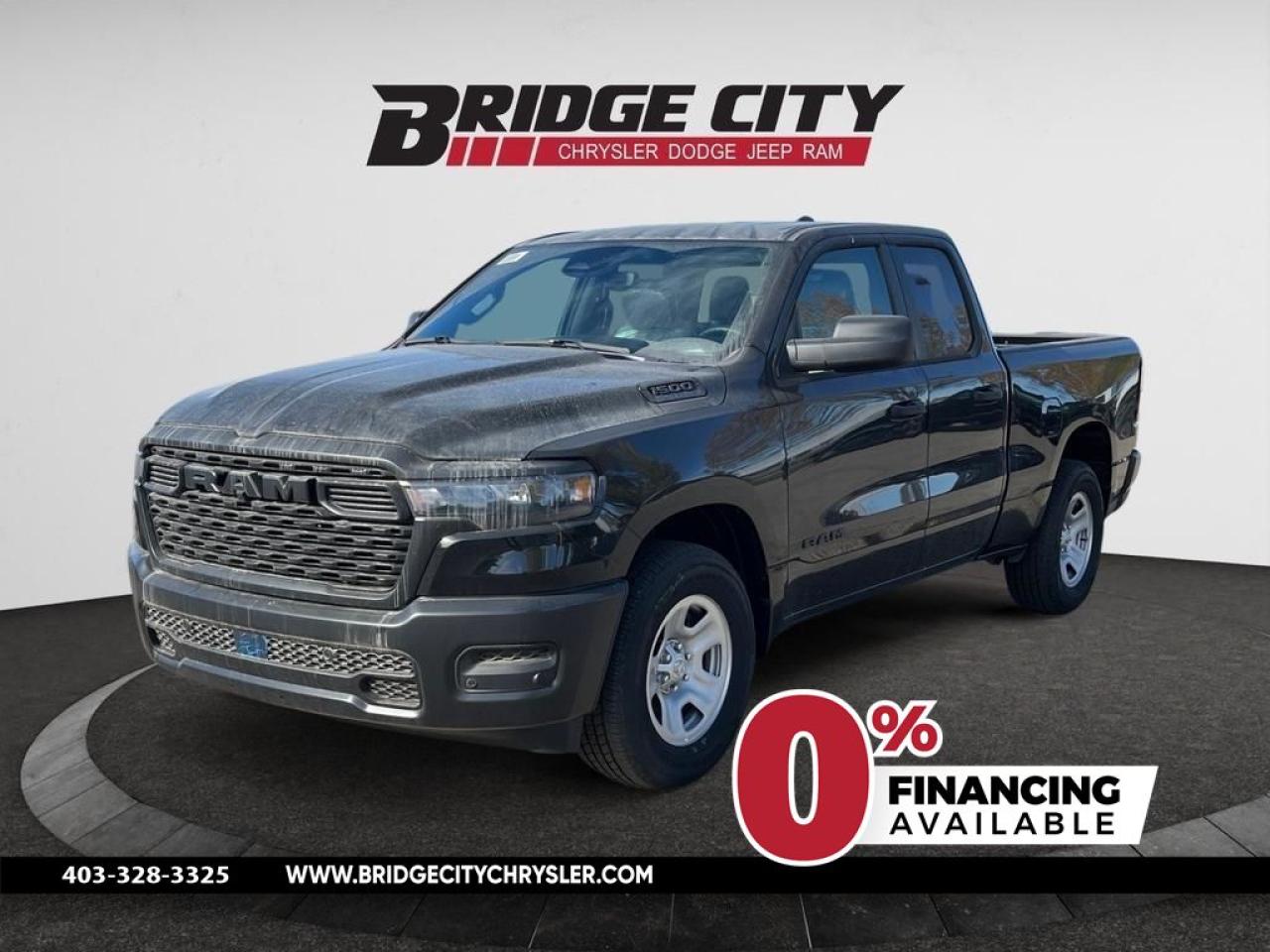 New 2025 RAM 1500 Tradesman Block Heater - Front Seat Bench - Remote Start - Sport Appearance for sale in Lethbridge, AB