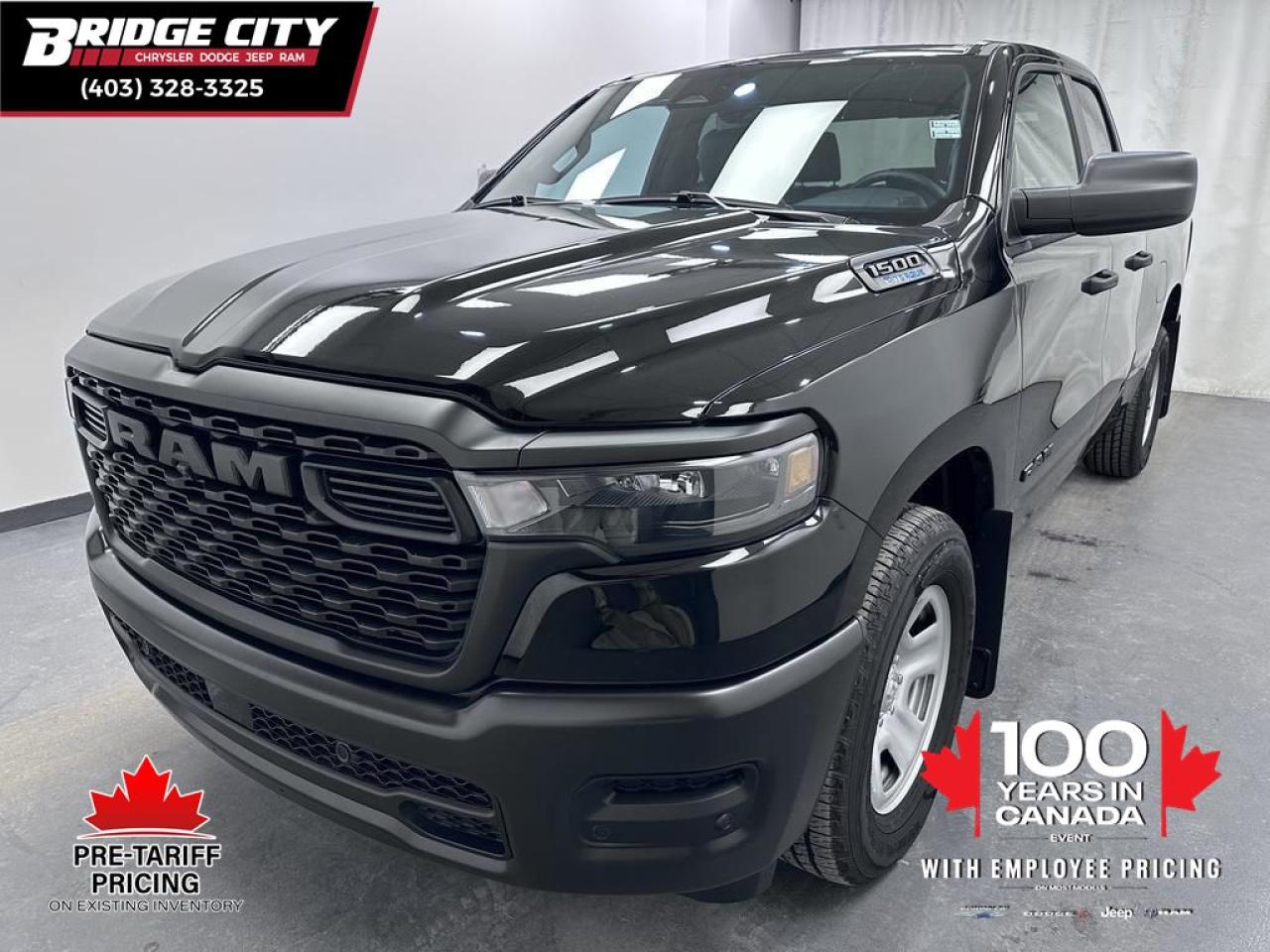 New 2025 RAM 1500 Tradesman Block Heater - Front Seat Bench - Remote Start - Sport Appearance for sale in Lethbridge, AB