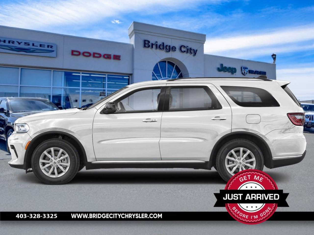 Used 2024 Dodge Durango V6 - GT Pkg - Remote Start - Blind Spot - Power Tailgate - Heated Seats & Steering Wheel for sale in Lethbridge, AB