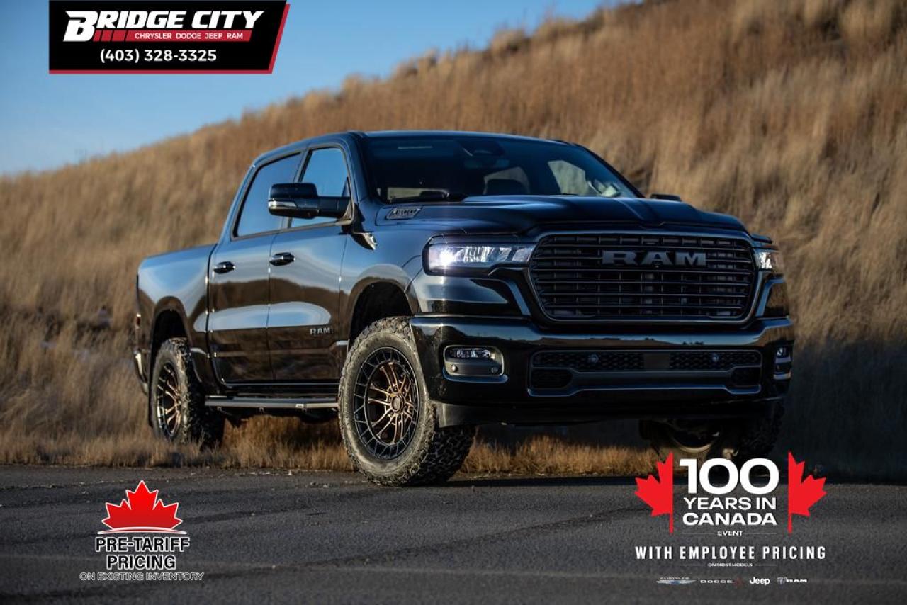 New 2025 RAM 1500 Sport CUSTOM INSTALL: BFG Ko2 TIRES - FUEL WHEELS - LEVELING KIT - RUNNING BOARDS for sale in Lethbridge, AB