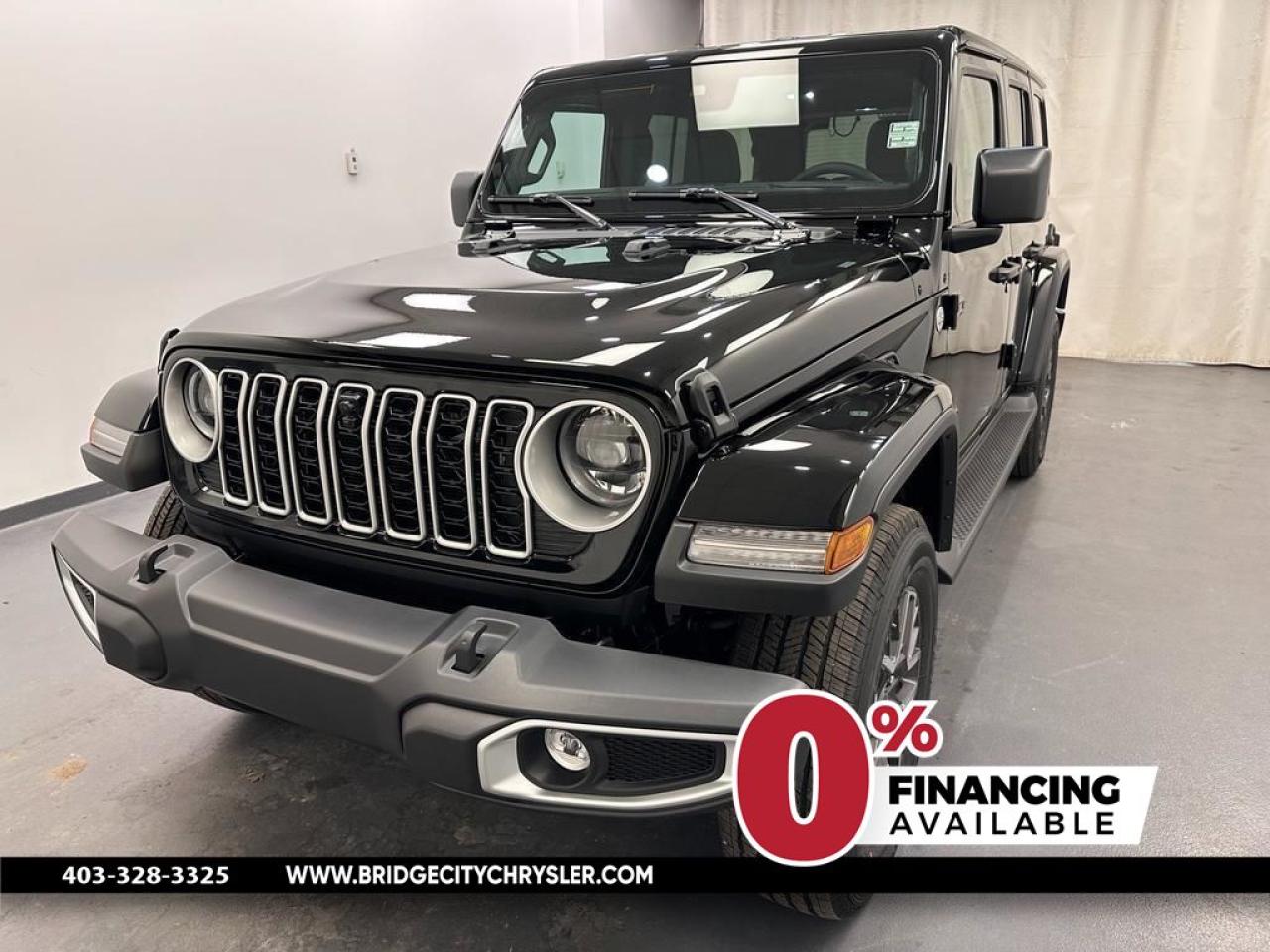 New 2024 Jeep Wrangler Sahara - Trailer Tow -  Safety Group for sale in Lethbridge, AB