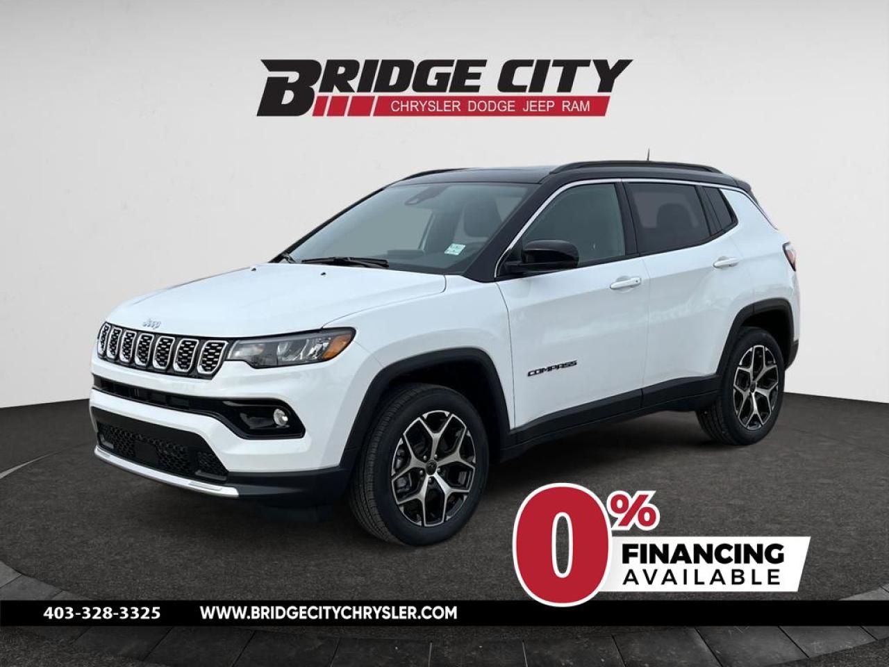 New 2025 Jeep Compass Limited - Aluminum Wheels -  Leather Seats for sale in Lethbridge, AB