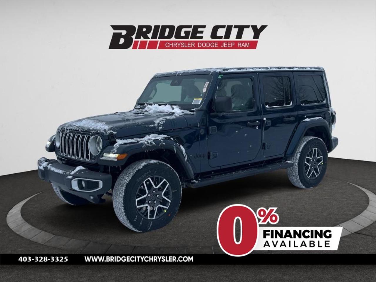 New 2025 Jeep Wrangler Sahara -  Safety Group for sale in Lethbridge, AB