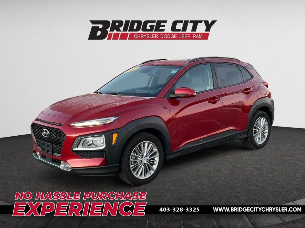 Used 2021 Hyundai KONA 2.0L Luxury AWD - Leather - Heated Seats - Blind Spot - Sunroof - Alloy Wheels for sale in Lethbridge, AB