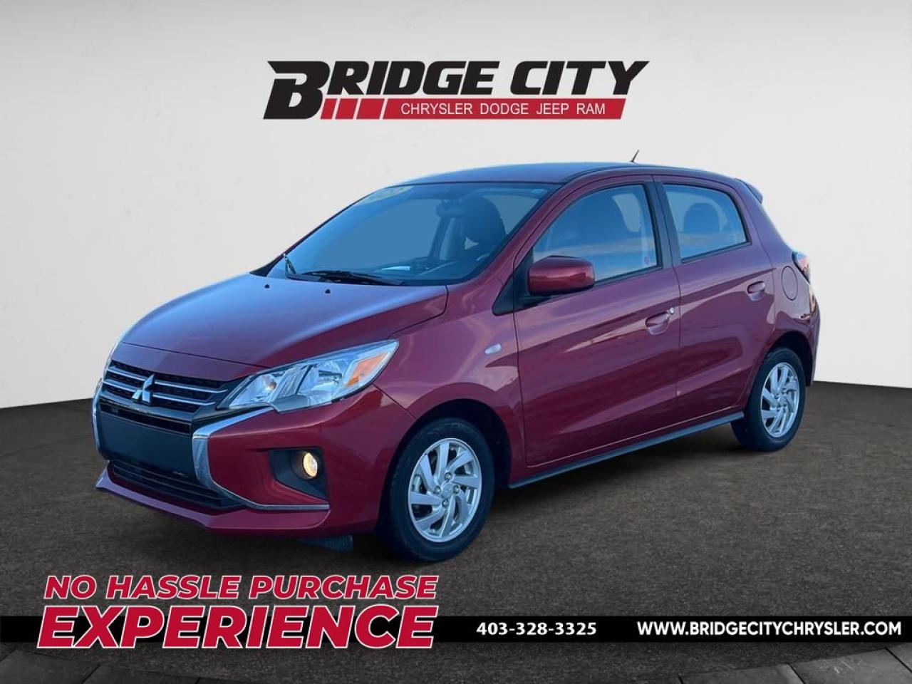 Used 2022 Mitsubishi Mirage Automatic - Bluetooth - Backup Camera - Front Wheel Drive - Low Km's for sale in Lethbridge, AB