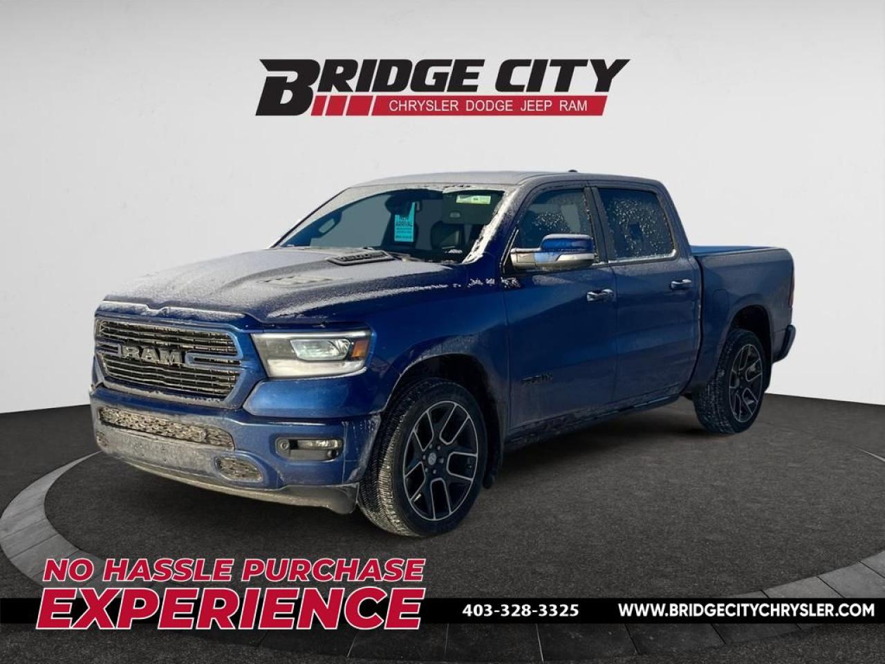 Used 2019 RAM 1500 Sport Leather - Panoramic Sunroof - Power Side Steps - 3.92 Rear Towing - Blind Spot - 22