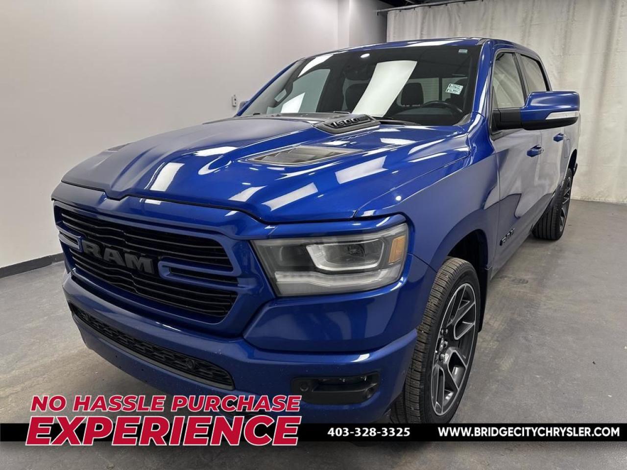 Used 2019 RAM 1500 Sport Leather - Panoramic Sunroof - Power Side Steps - 3.92 Rear Towing - Blind Spot - 22