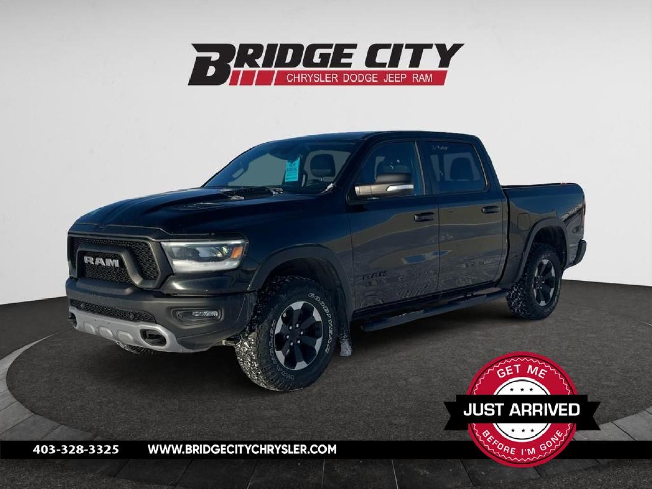 Used 2022 RAM 1500 Rebel GT Pkg - Vented & Heated Seats - Alpine Sound - Box Liner - Side Steps - 3.92 Rear Towing for sale in Lethbridge, AB